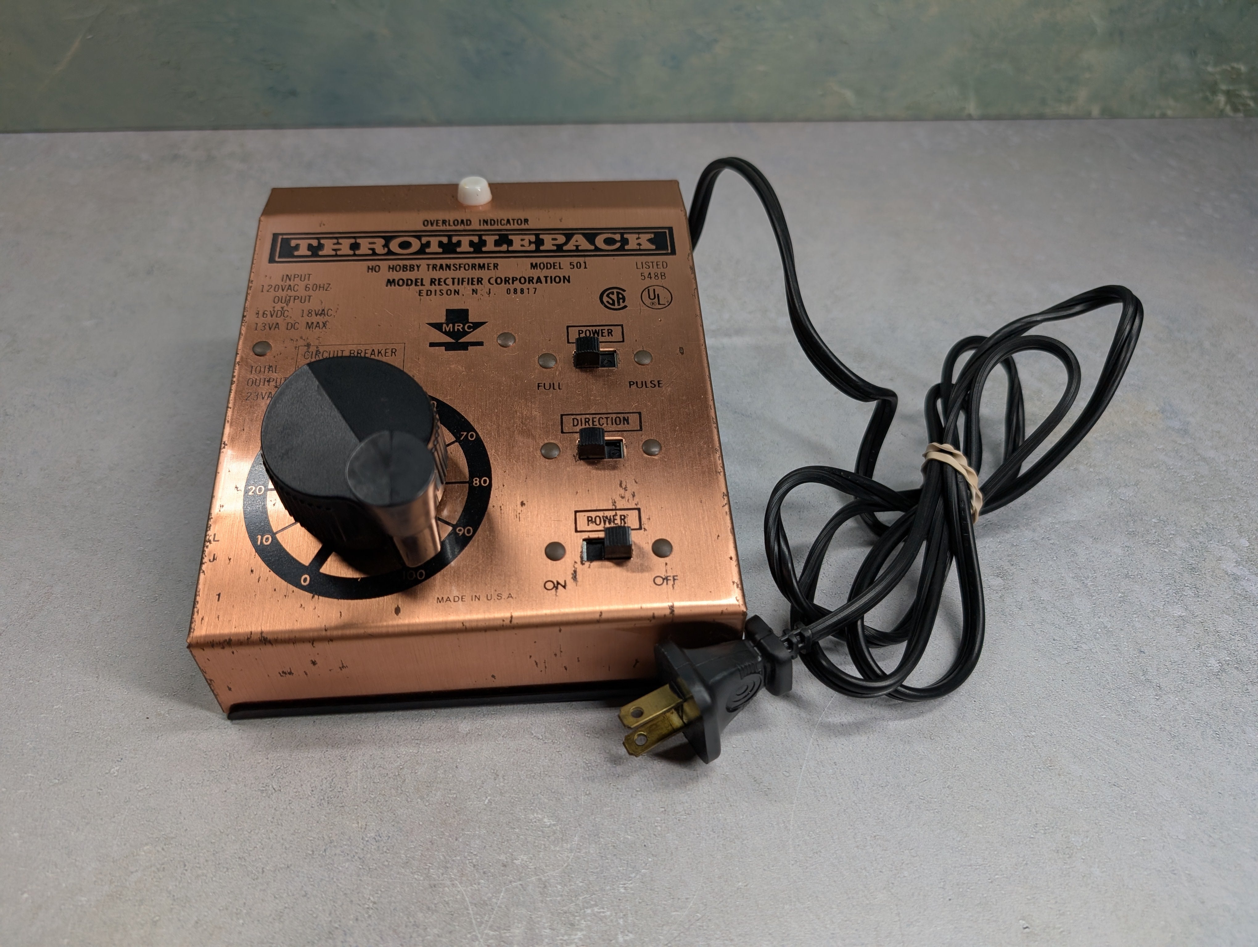 USED MRC MULTI Scale Throttlepack DC Transformer - Tested