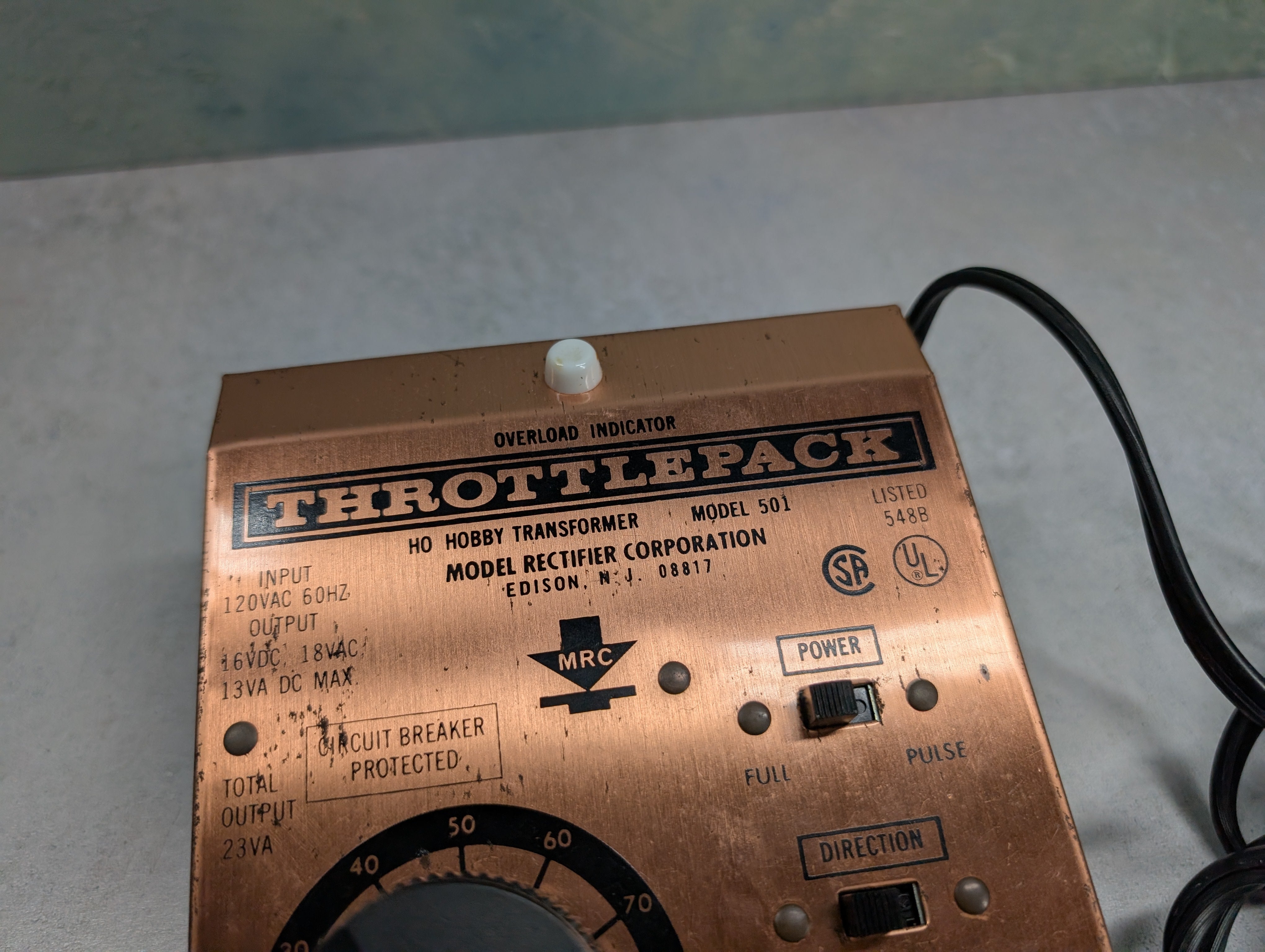 USED MRC MULTI Scale Throttlepack DC Transformer - Tested