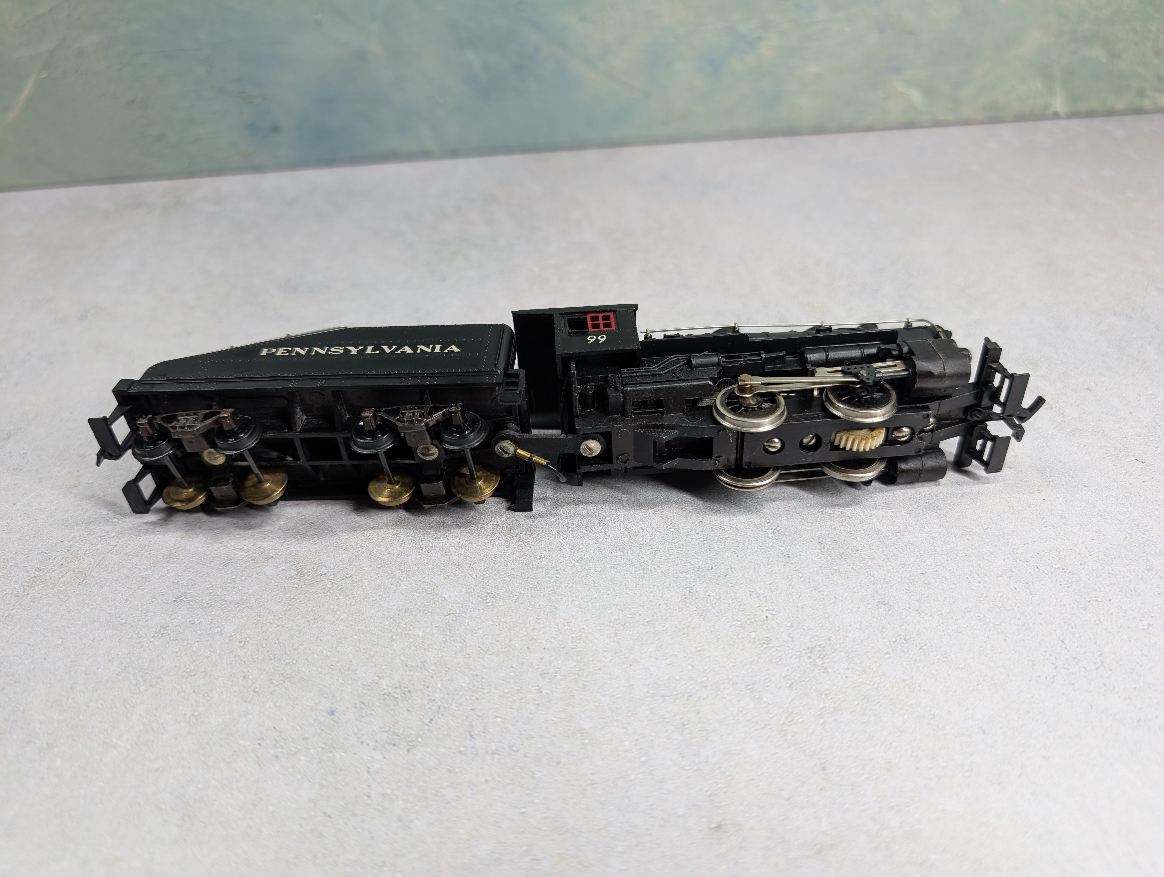 USED Mantua HO Scale 0-4-0 Steam Locomotive Pennsylvania #99 Runs DC