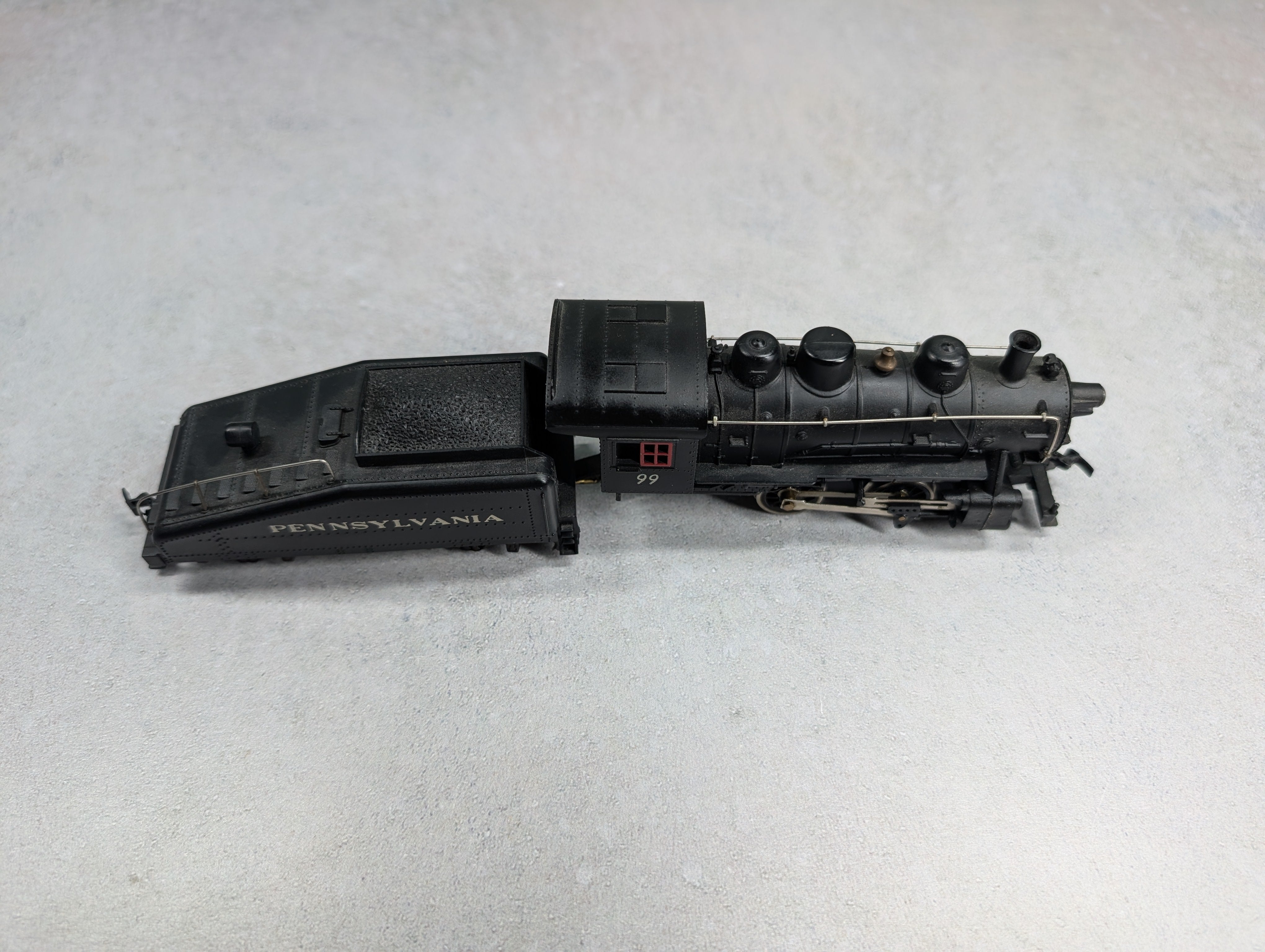 USED Mantua HO Scale 0-4-0 Steam Locomotive Pennsylvania #99 Runs DC
