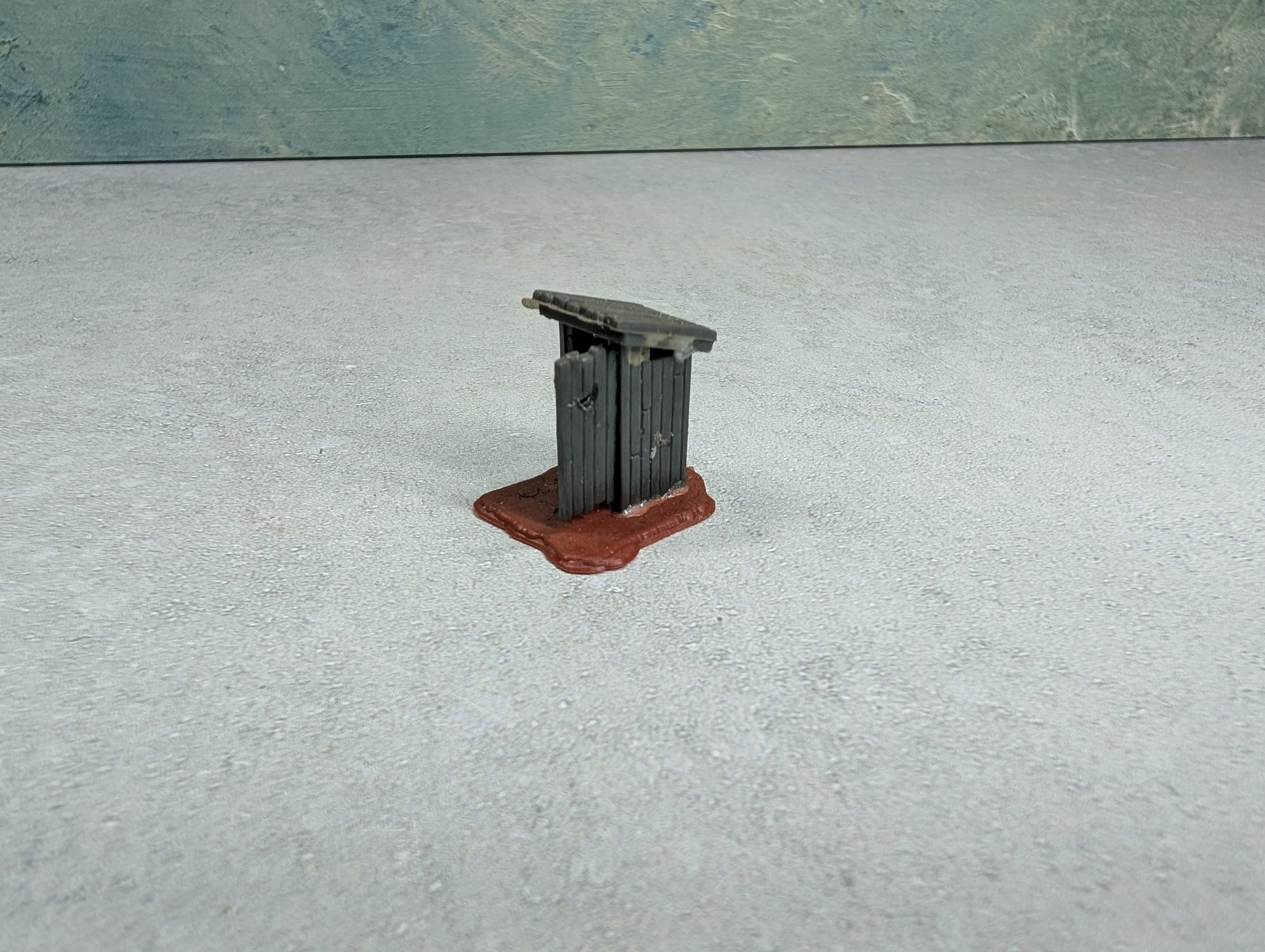 USED HO Scale Outhouse