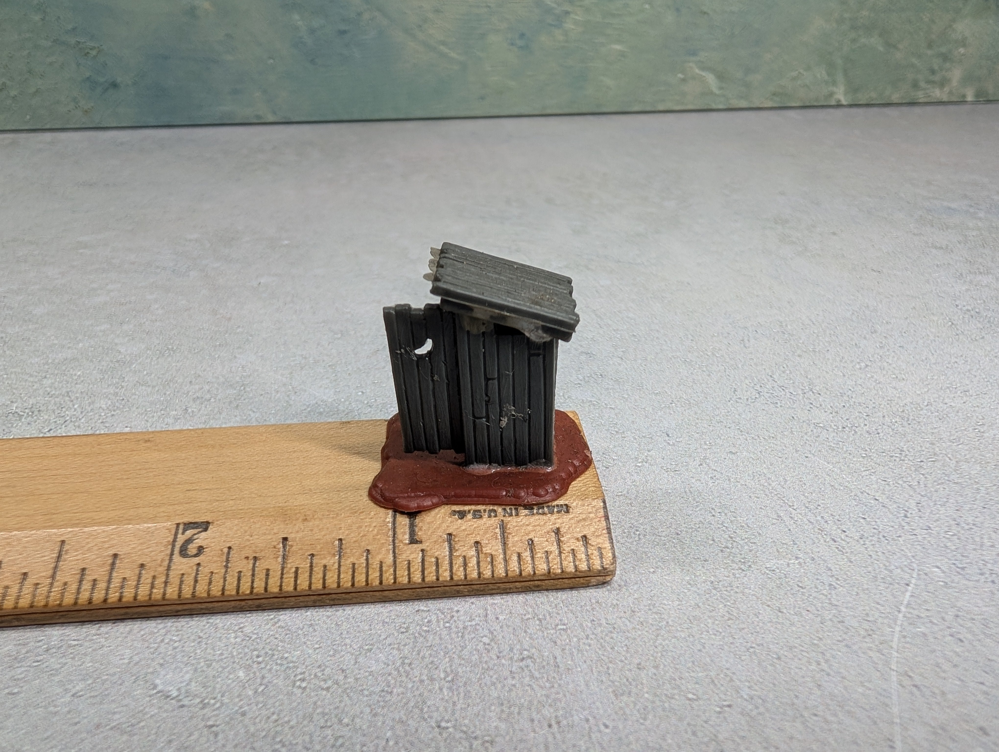 USED HO Scale Outhouse