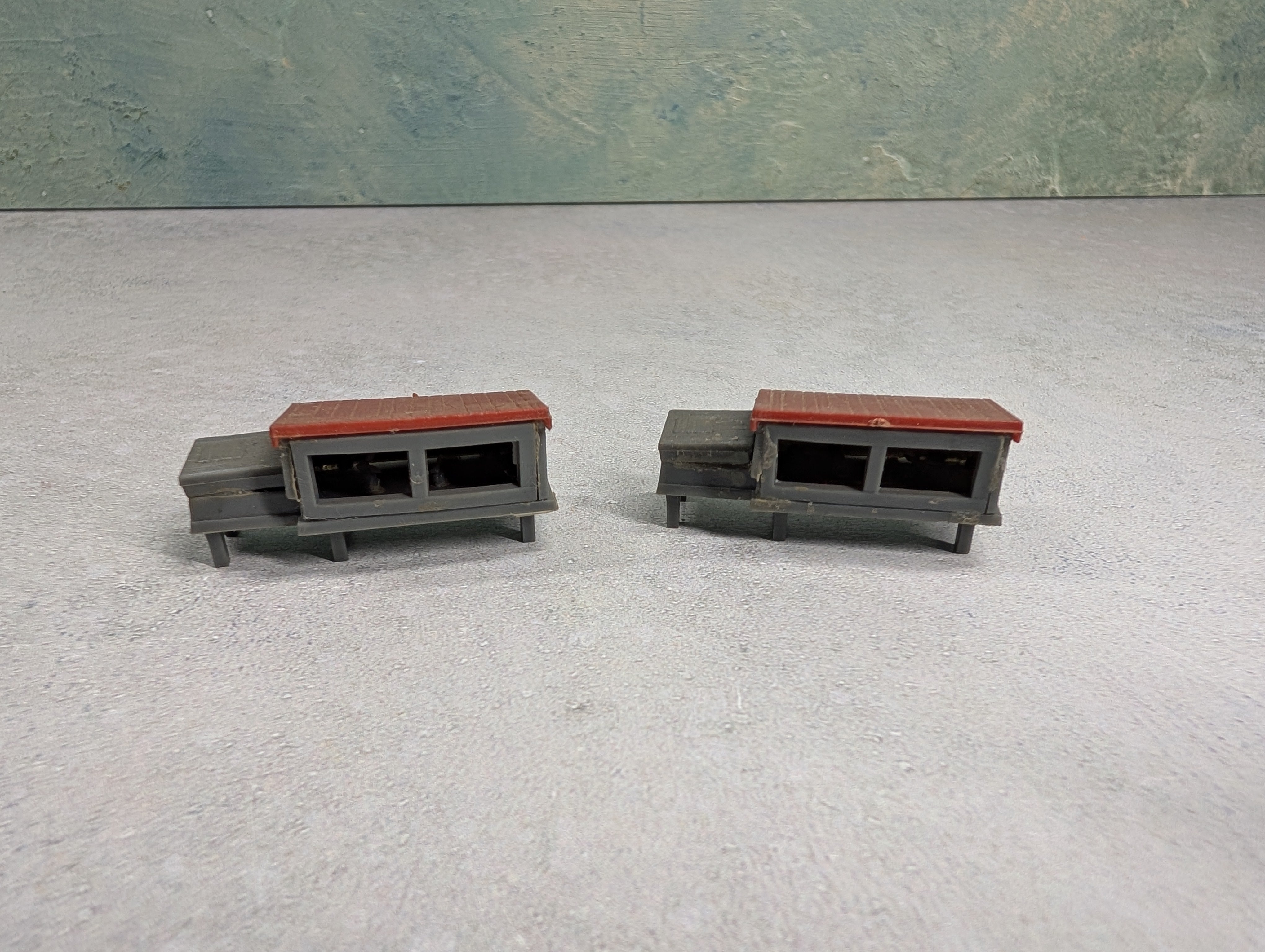 USED HO Scale Two Bunny Houses