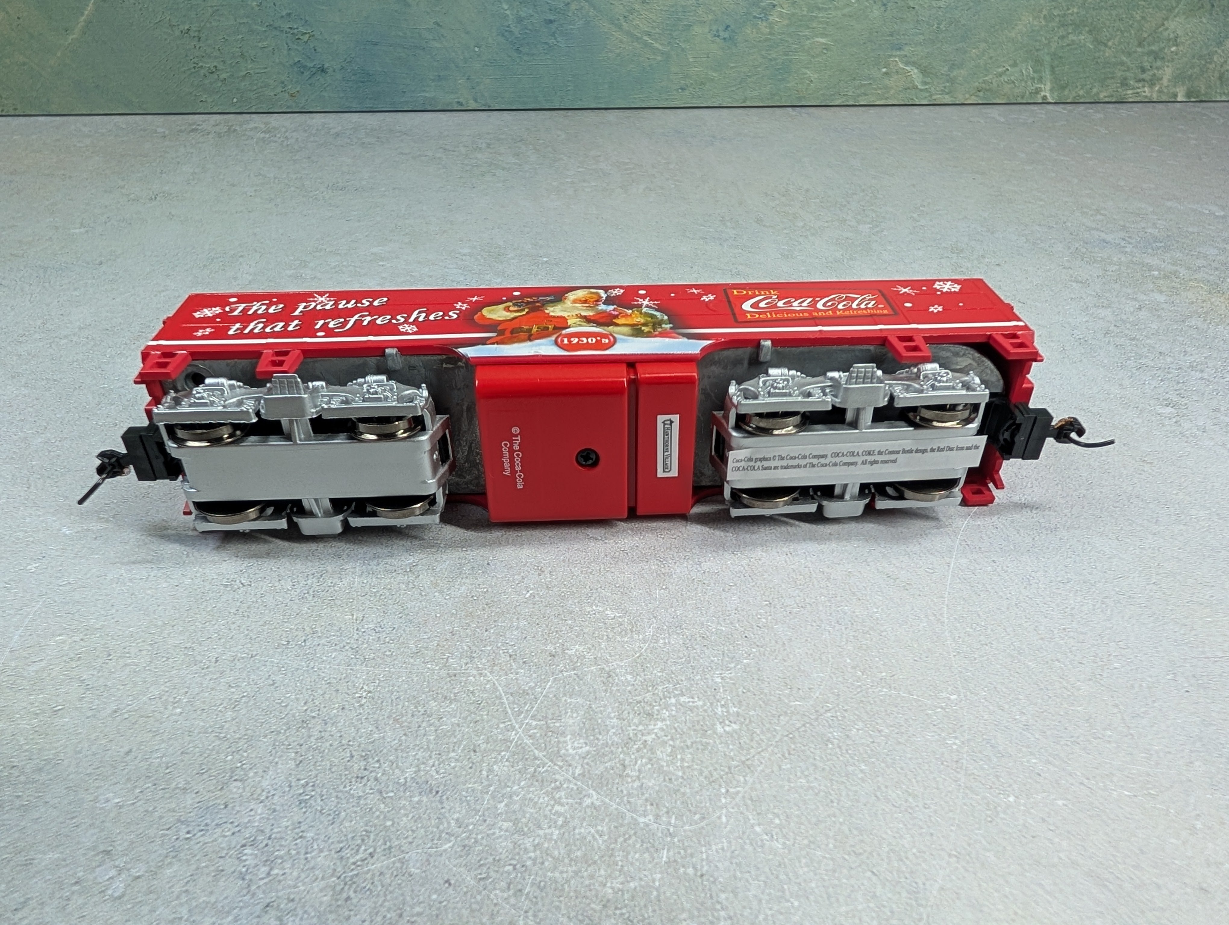 USED Hawthorne Village HO Scale Bachmann Diesel A&B Locomotive Set Coca-Cola Runs Great DC