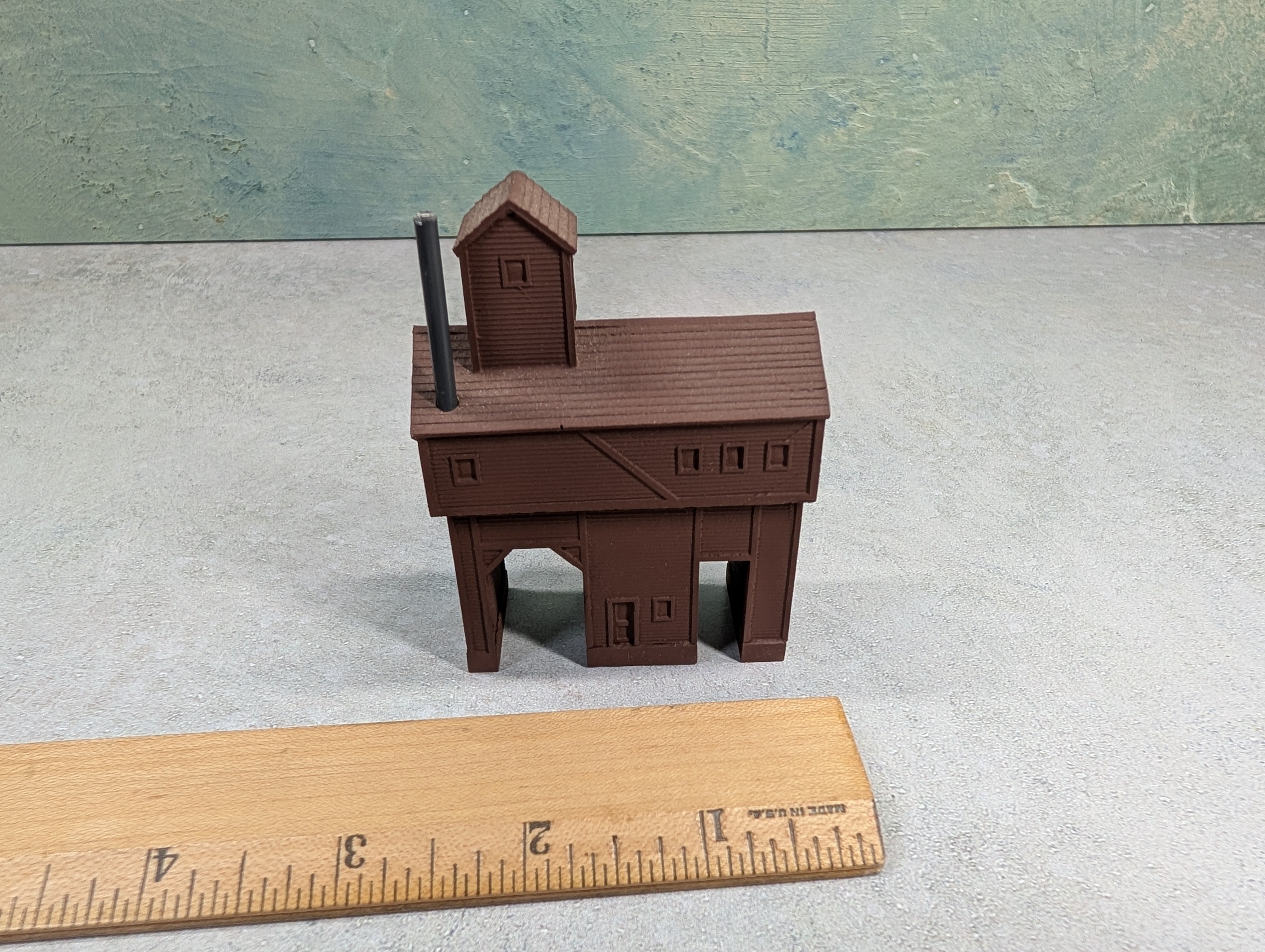USED Marklin 2635 Z Scale Mini-Club Classic American Series Mine Head Elevator Assembled
