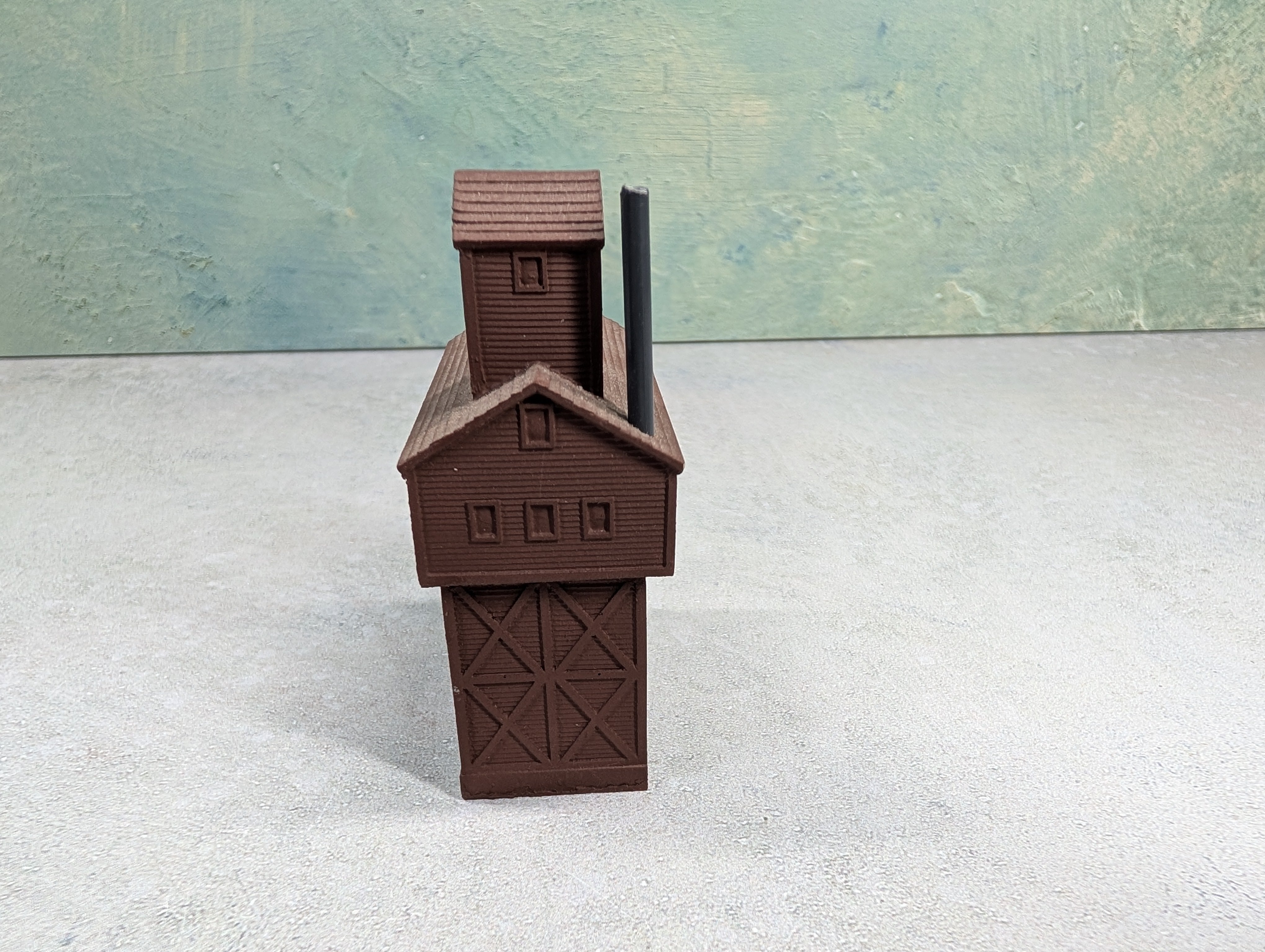 USED Marklin 2635 Z Scale Mini-Club Classic American Series Mine Head Elevator Assembled