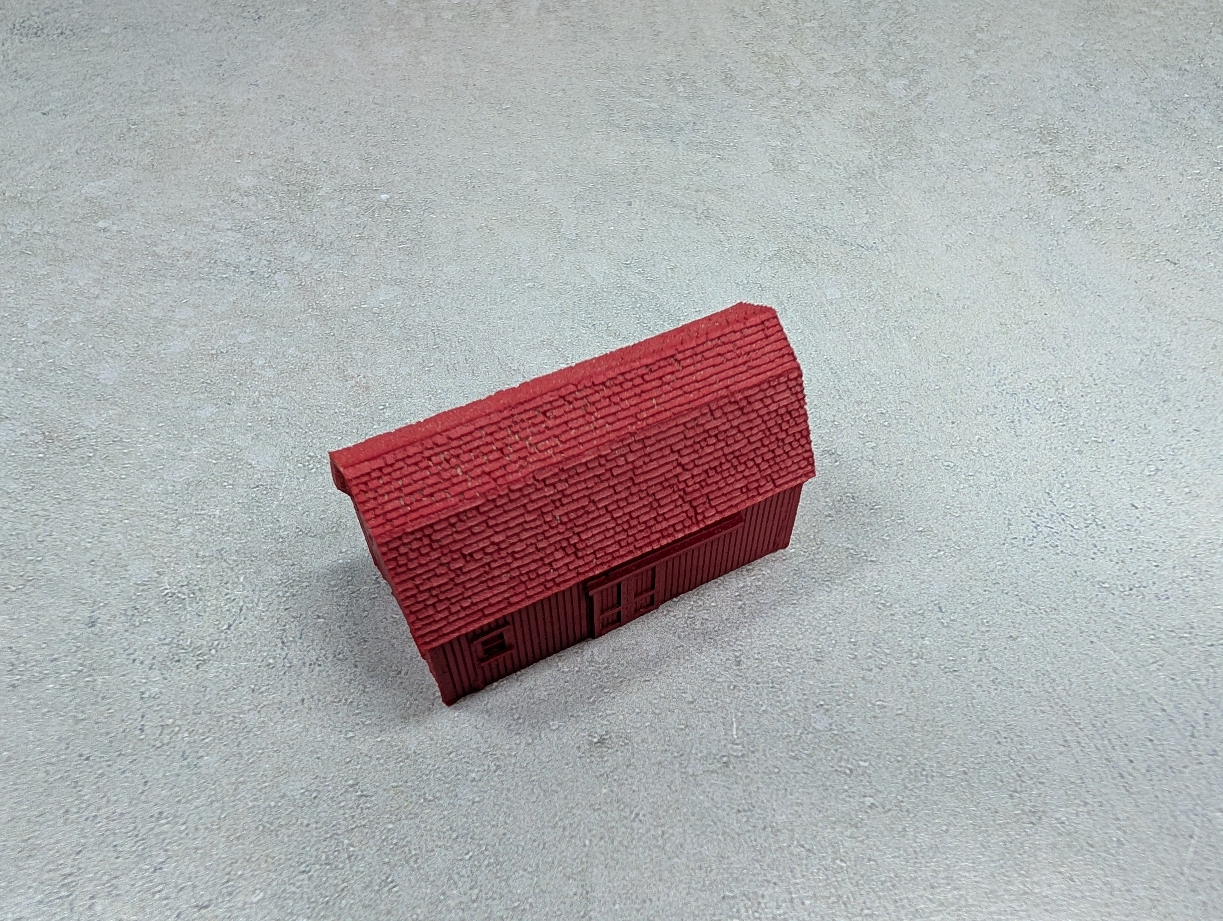 USED Marklin 2639 Z Scale Mini-Club Classic American Series Red Barn Assembled Resin