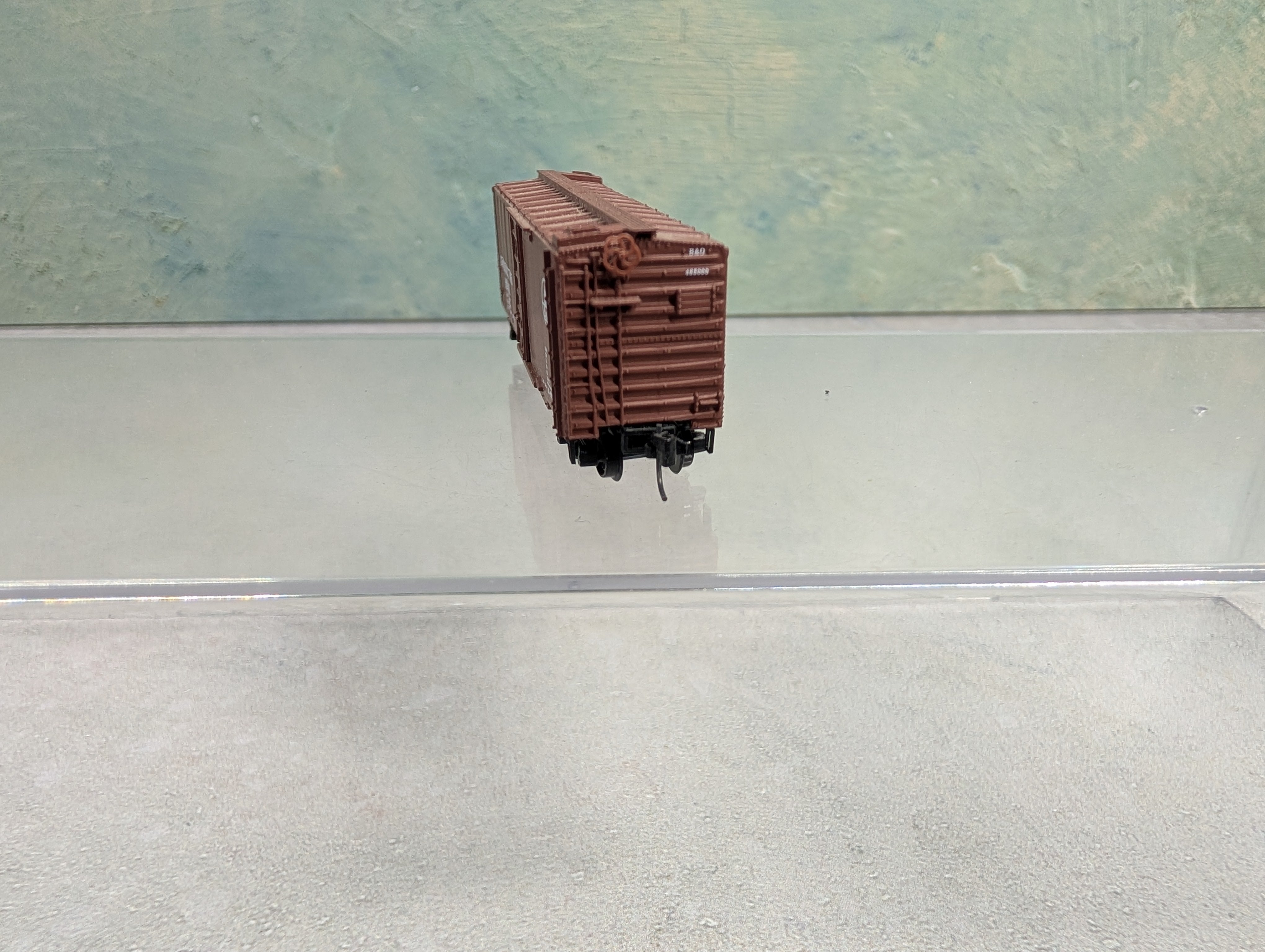 USED Micro-Trains Z Scale Box Car Baltimore & Ohio B&O #465000