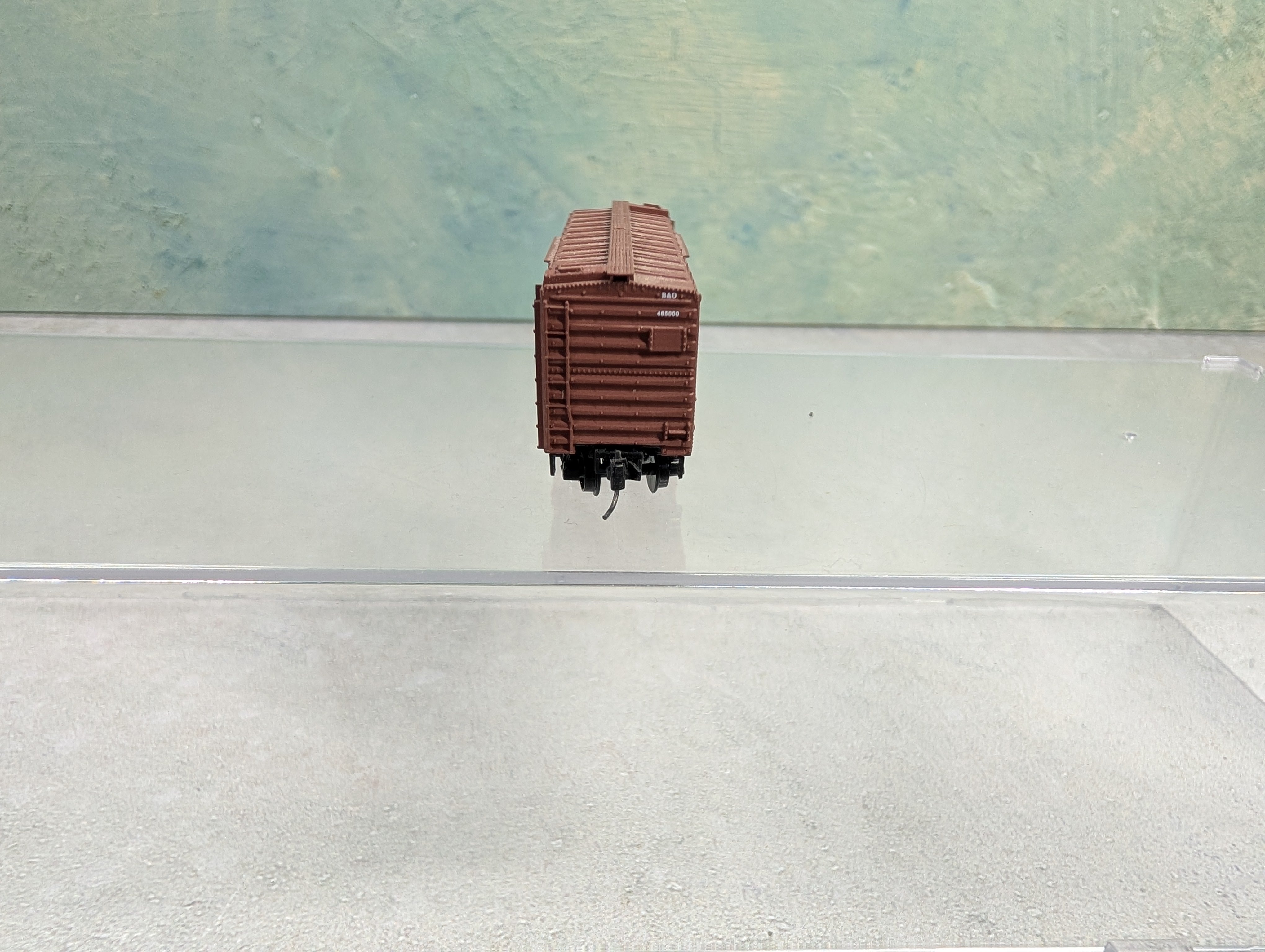 USED Micro-Trains Z Scale Box Car Baltimore & Ohio B&O #465000