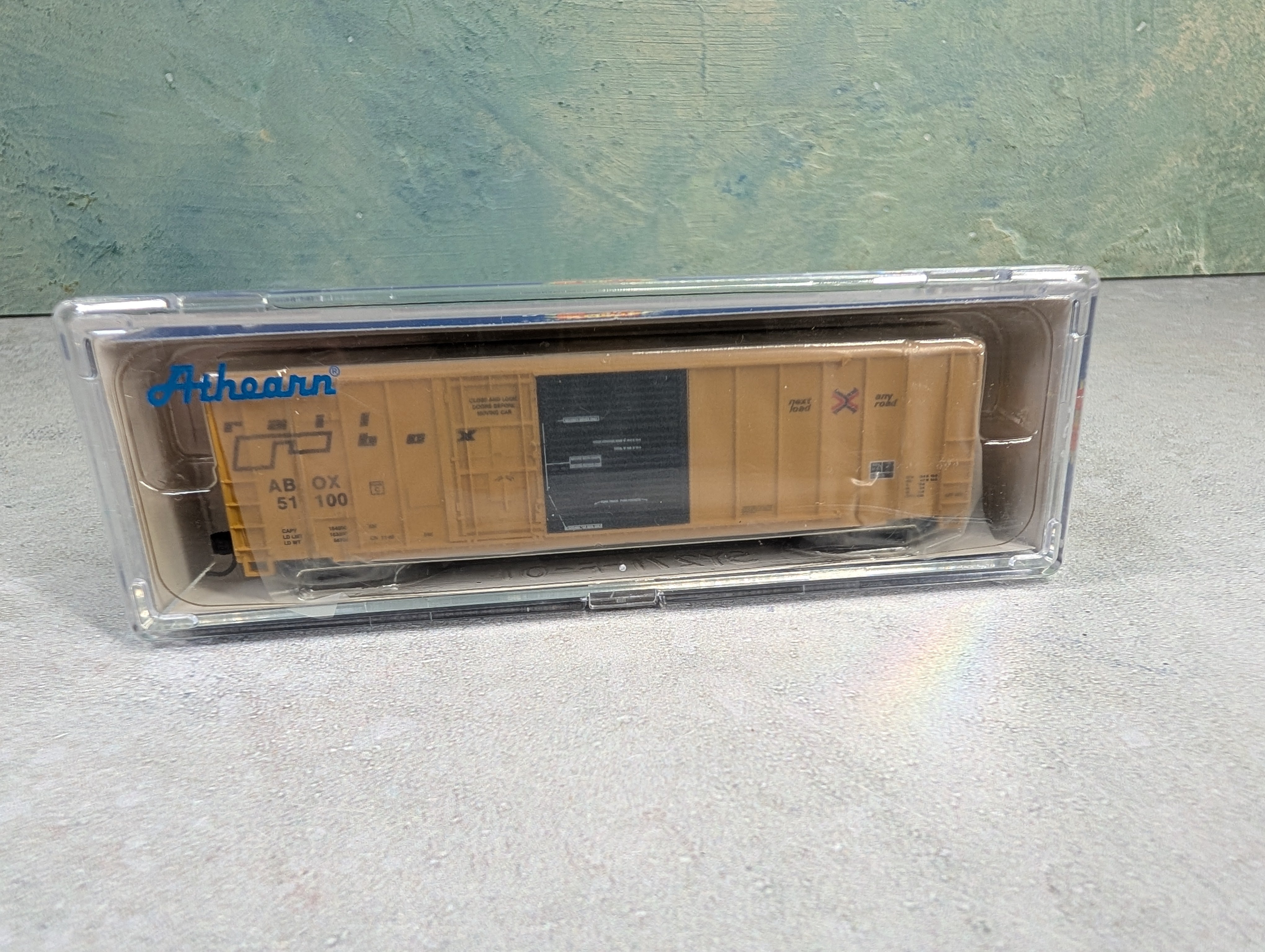 Athearn 24231 N Scale 50' FMC Exterior Post Combination Door Box Car Railbox ABOX #51100
