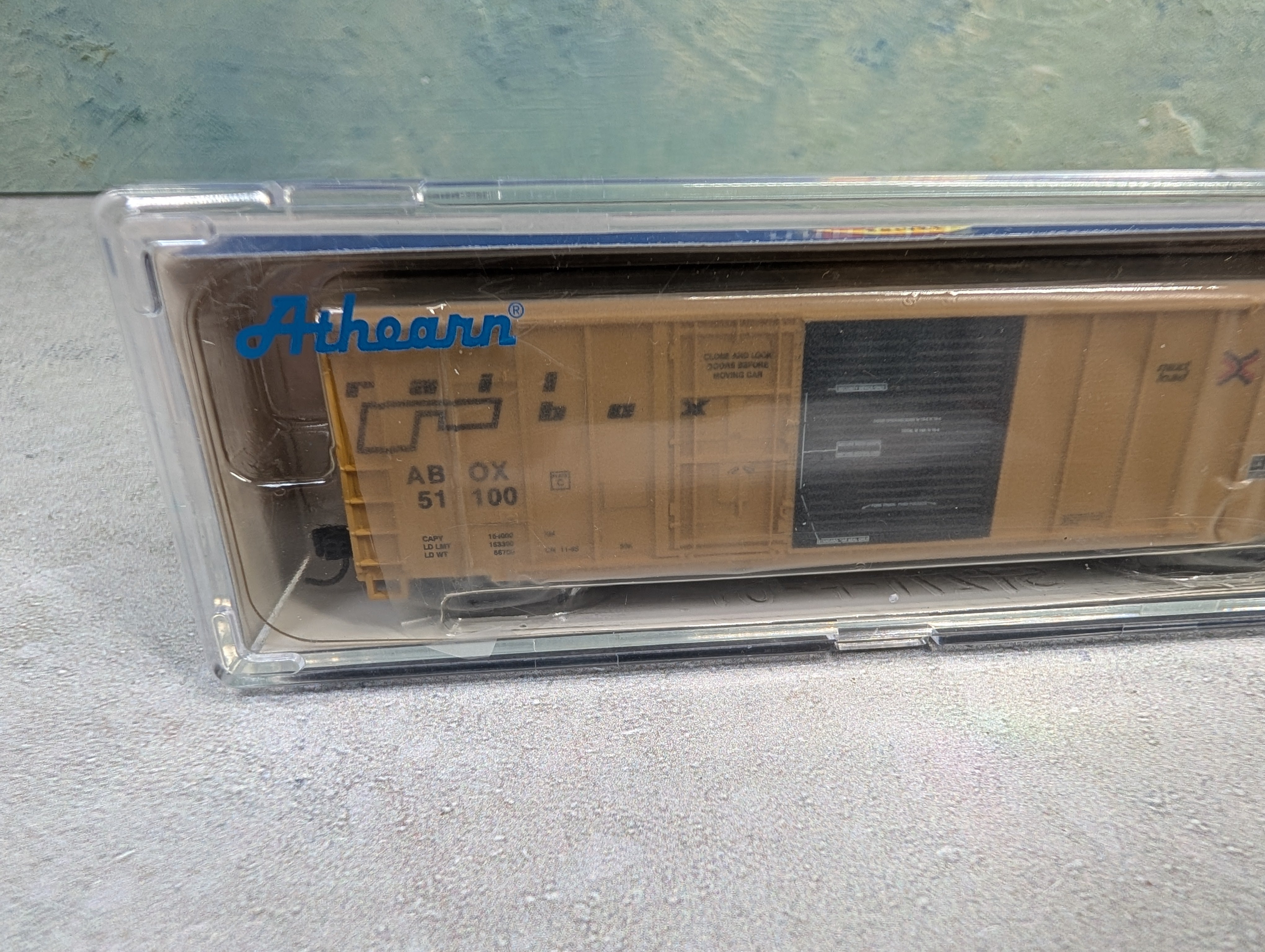 Athearn 24231 N Scale 50' FMC Exterior Post Combination Door Box Car Railbox ABOX #51100