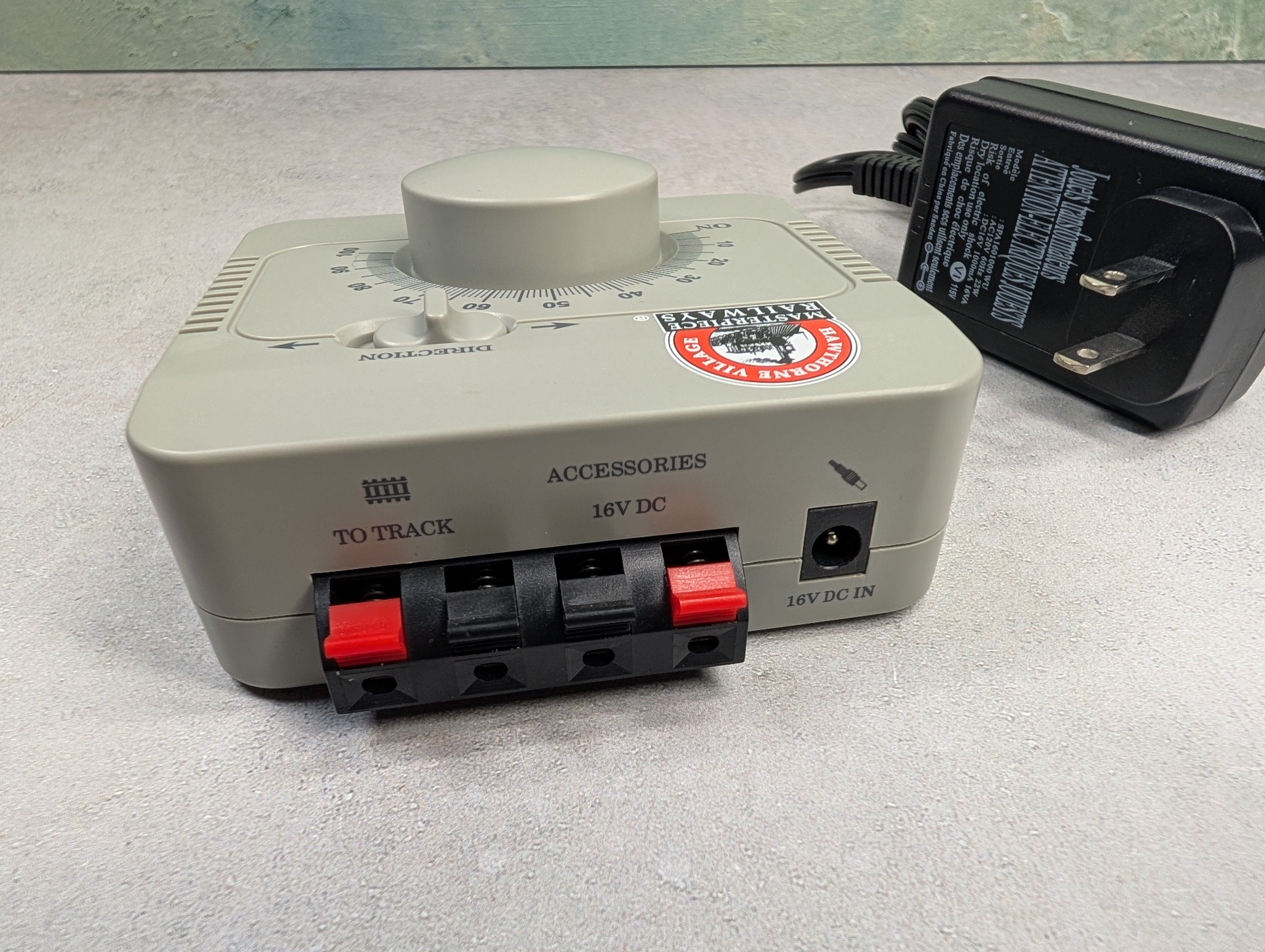 USED Hawthorne Village MULTI Scale Masterpiece Railways DC Hobby Transformer - Tested