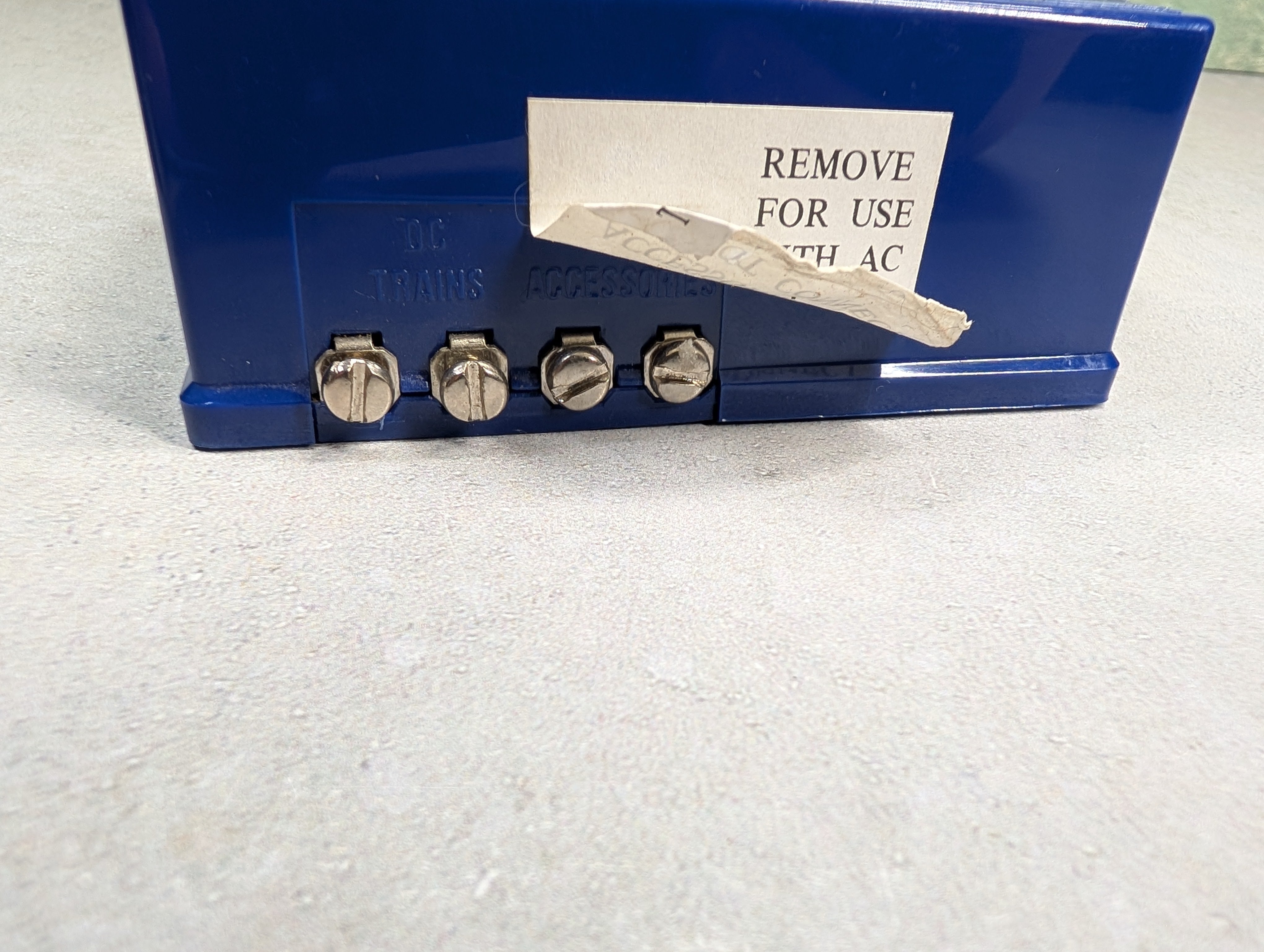USED Life-Like MULTI Scale DC Hobby Transformer Blue - Tested