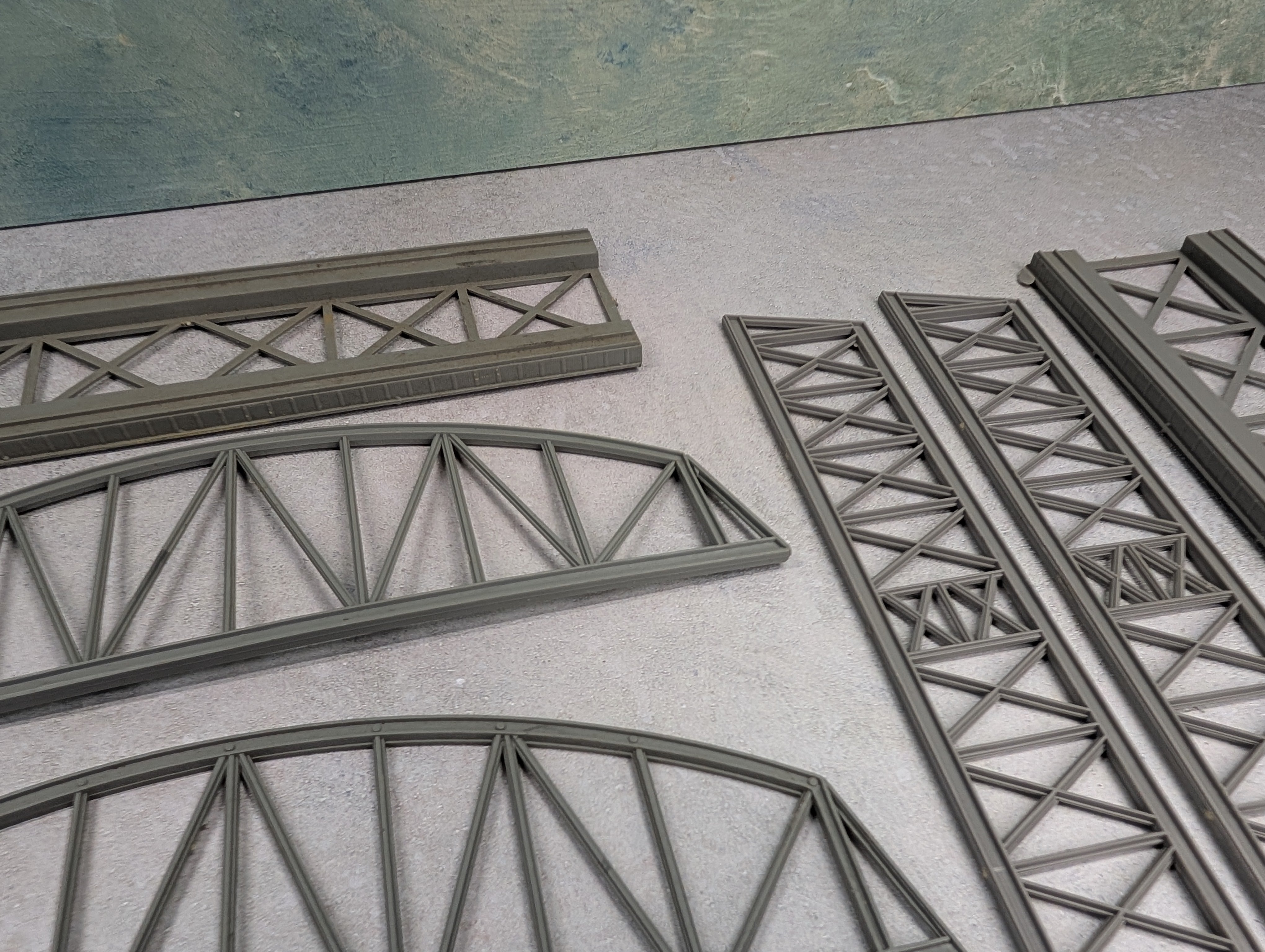 USED Heljan HO Scale Lot of Arch Bridge Parts