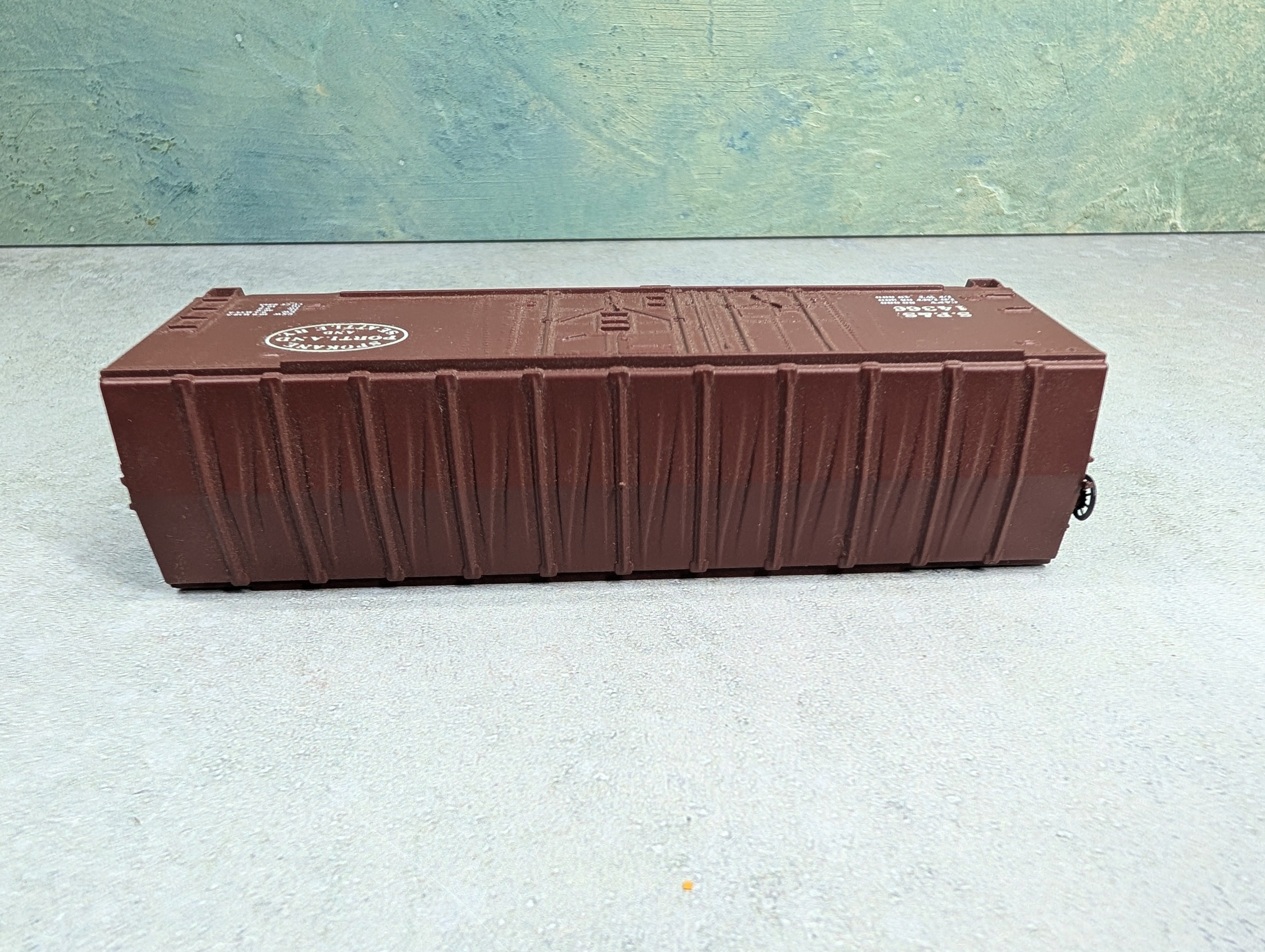 USED Athearn HO Scale 40' DD Box Car Spokane Portland & Seattle SP&S #14366 Custom Paint & Decals