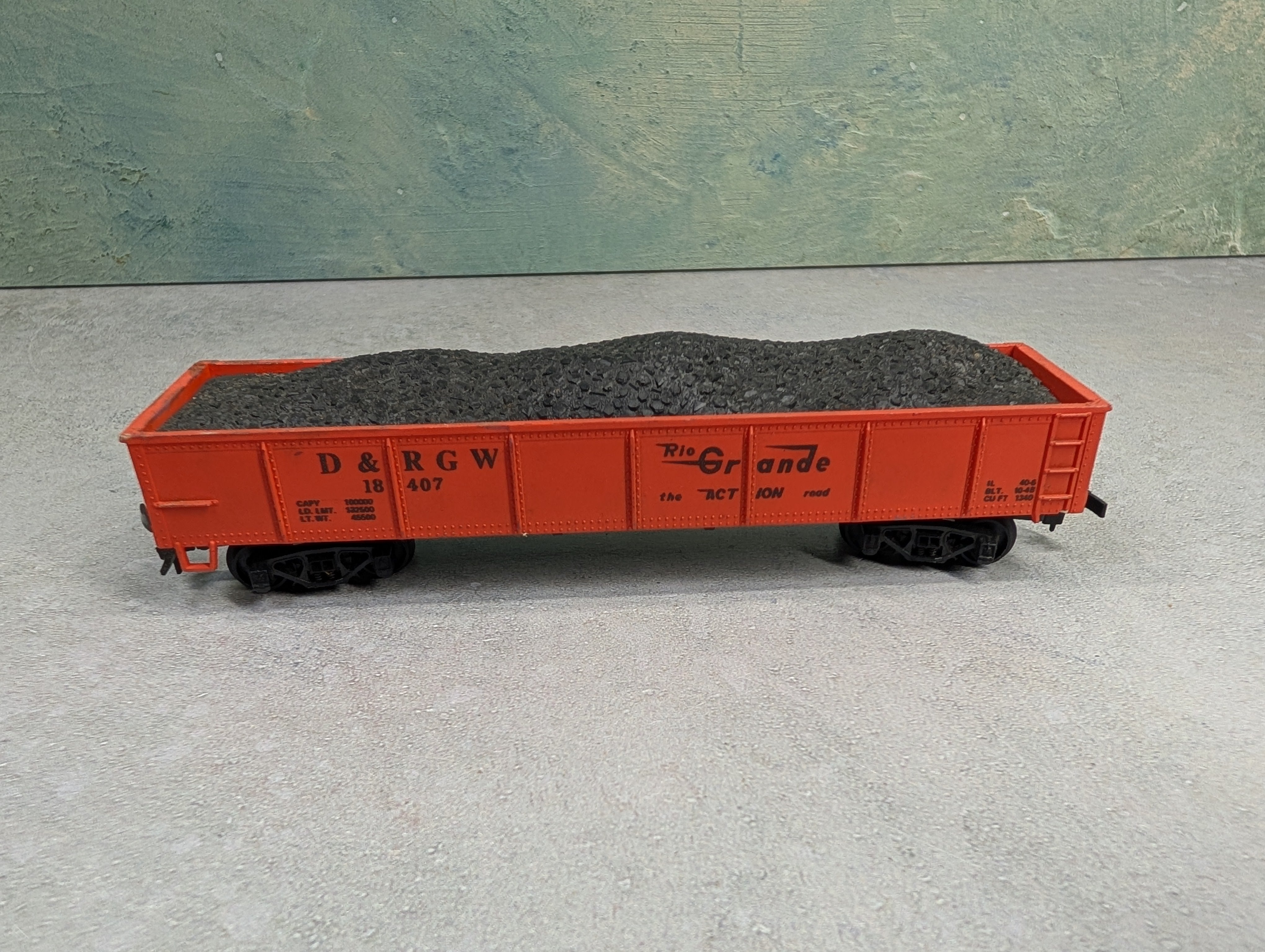 USED ROCO HO Scale 40' Gondola Rio Grande D&RGW #18407