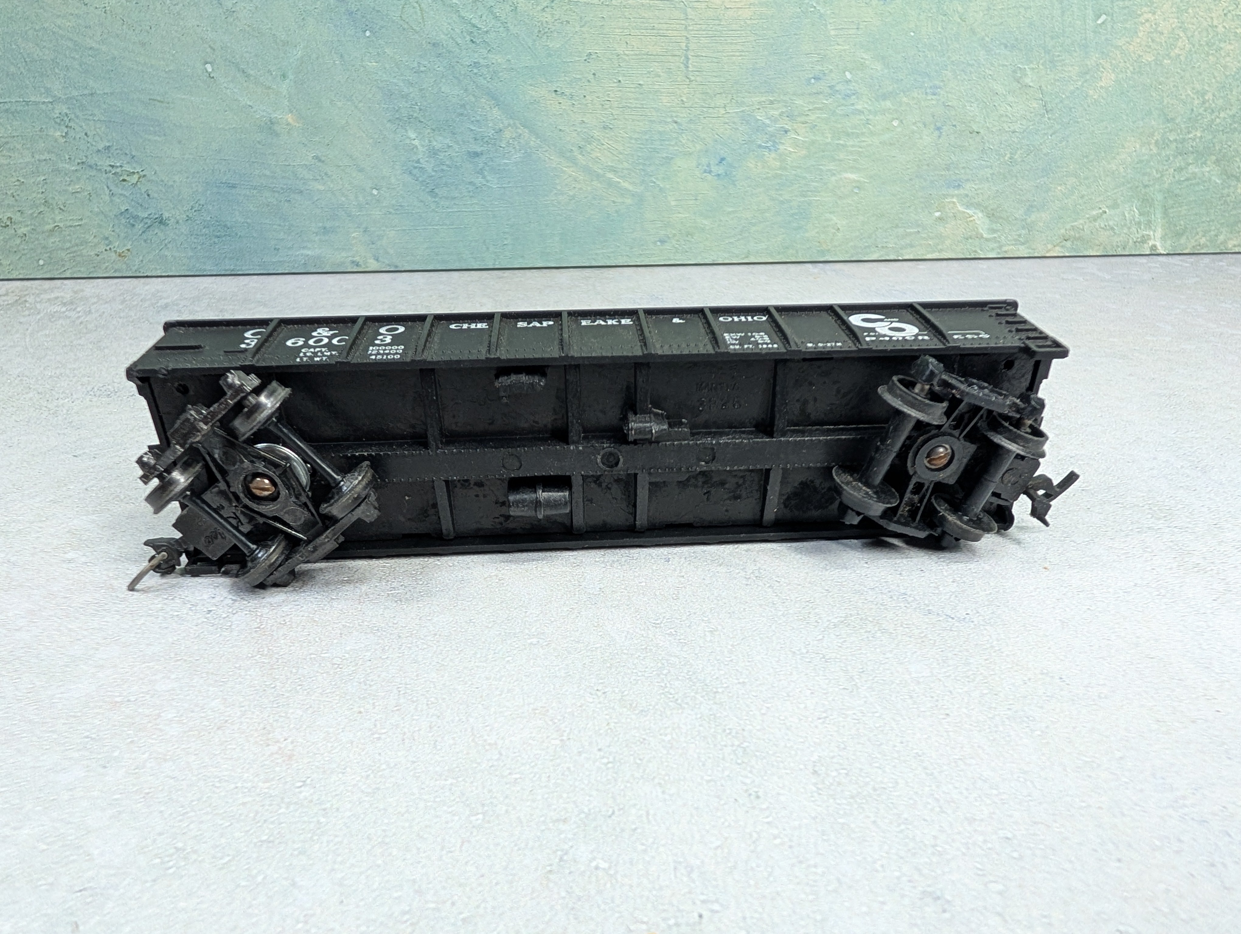 USED Mantua HO Scale 40' Gondola Chesapeake and Ohio C&O #36003 Conversion Car