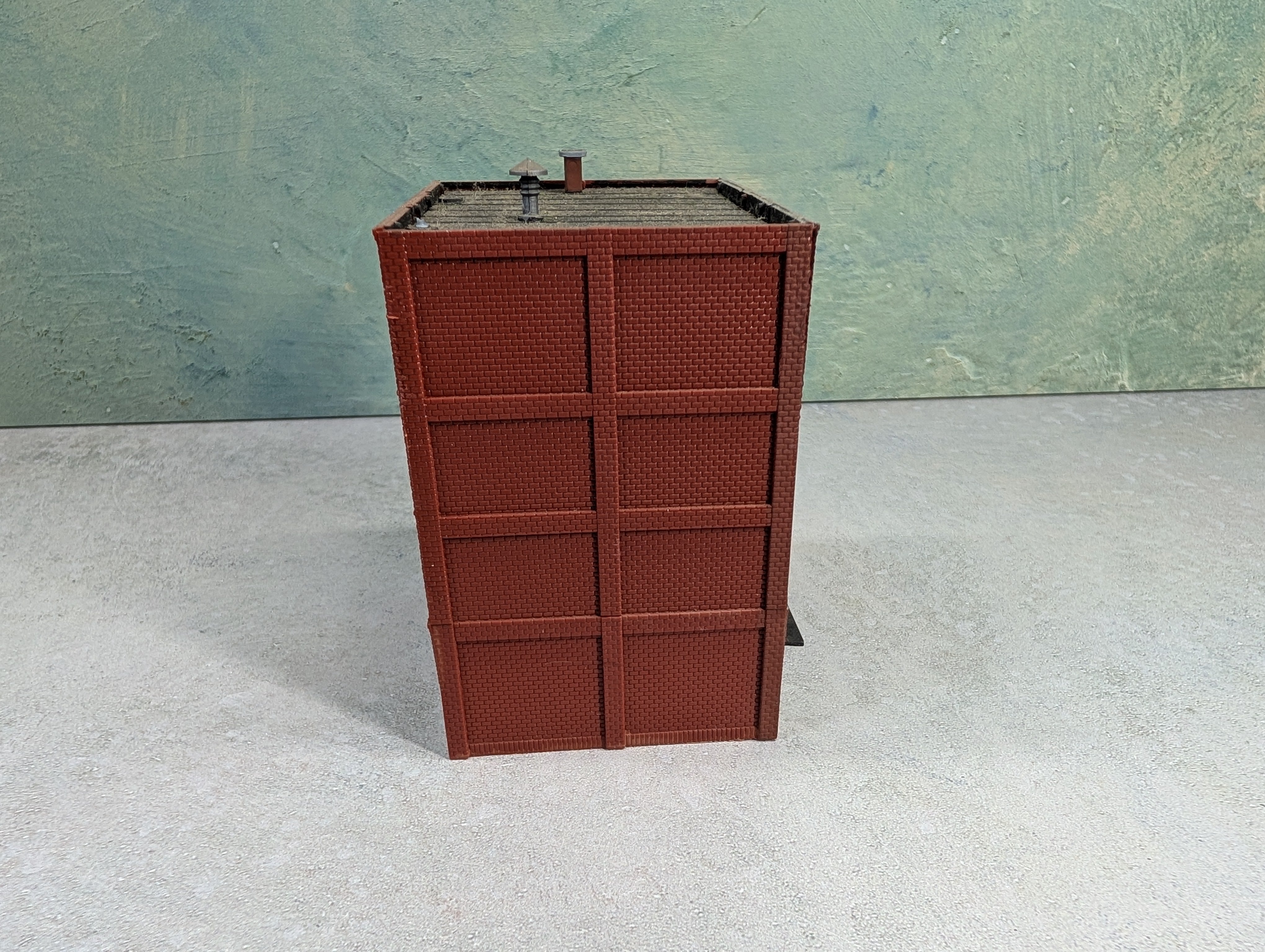 USED N Scale 4 Story Brick Building