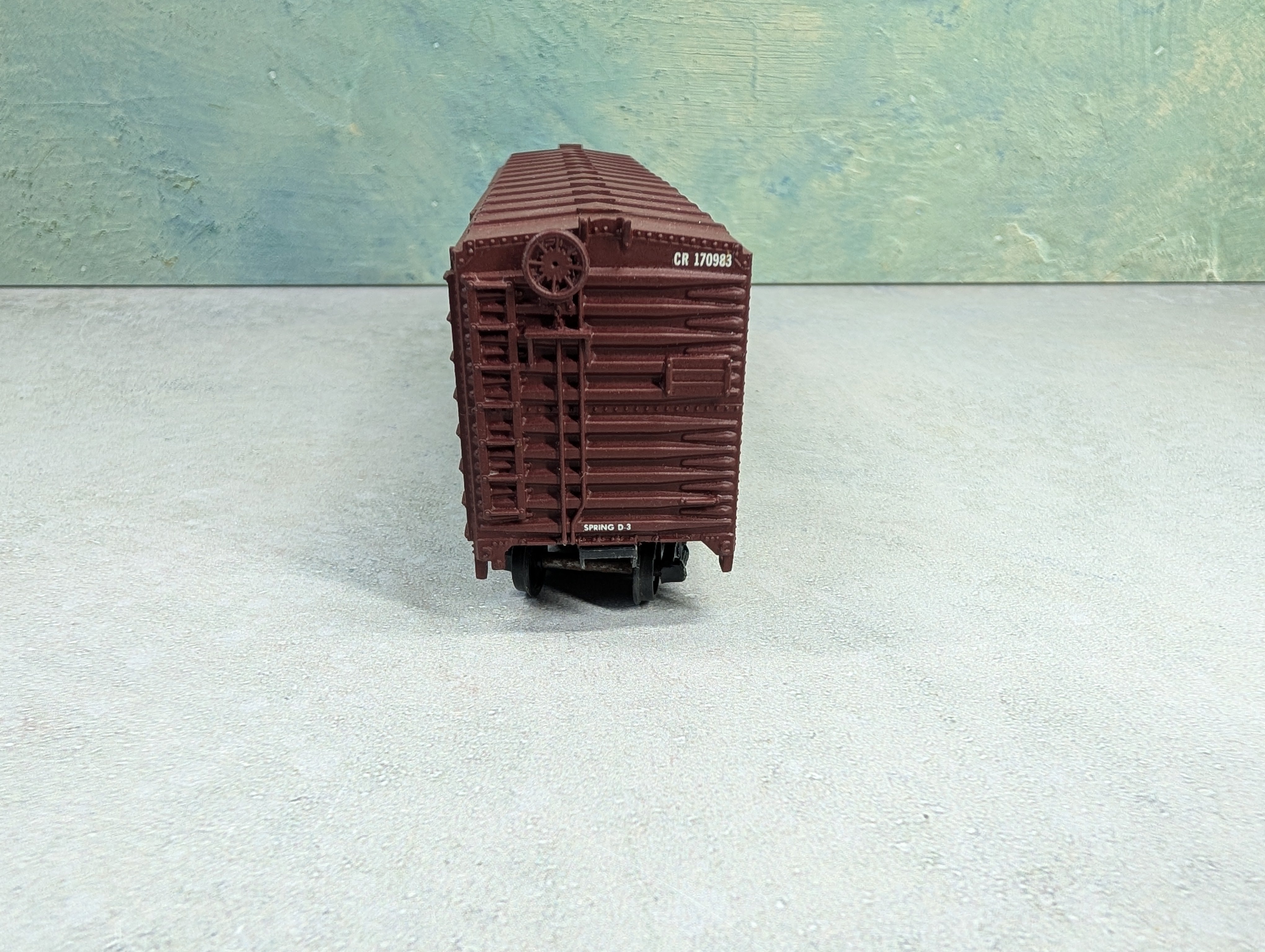 USED Athearn HO Scale 50' DD Box Car Conrail CR #170983 Custom Decals