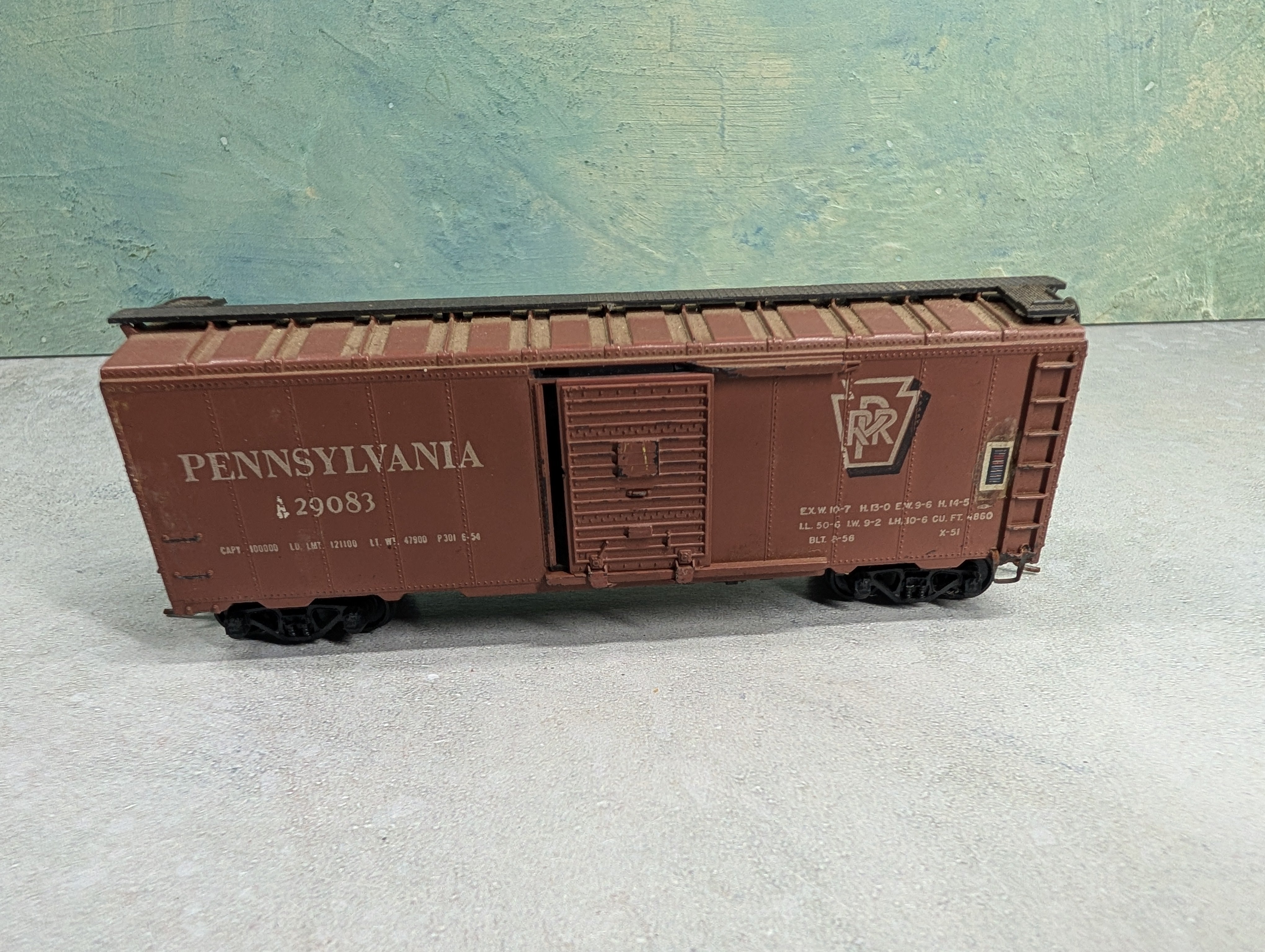 USED Athearn HO Scale 40' Box Car Pennsylvania #29083