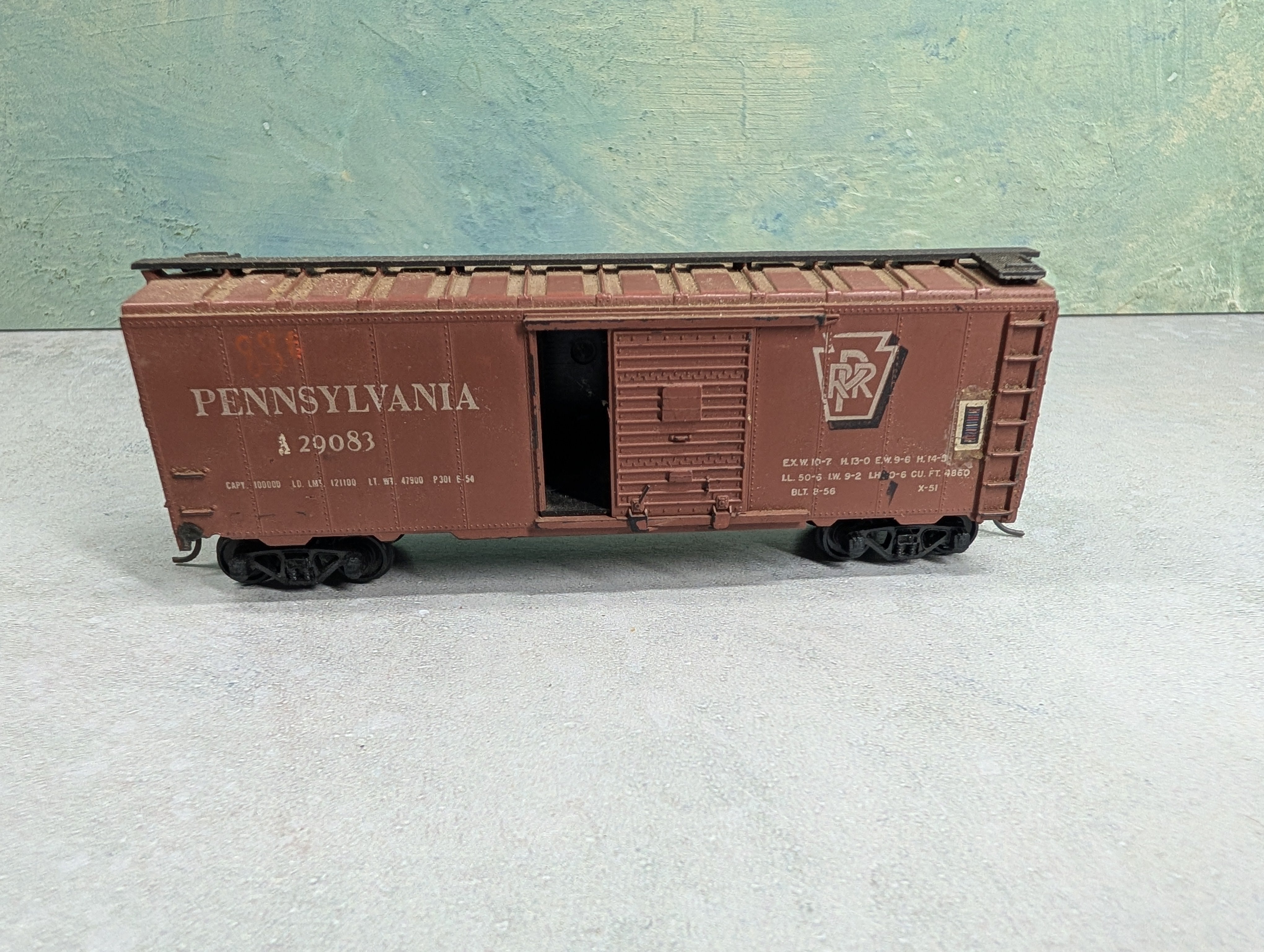 USED Athearn HO Scale 40' Box Car Pennsylvania #29083