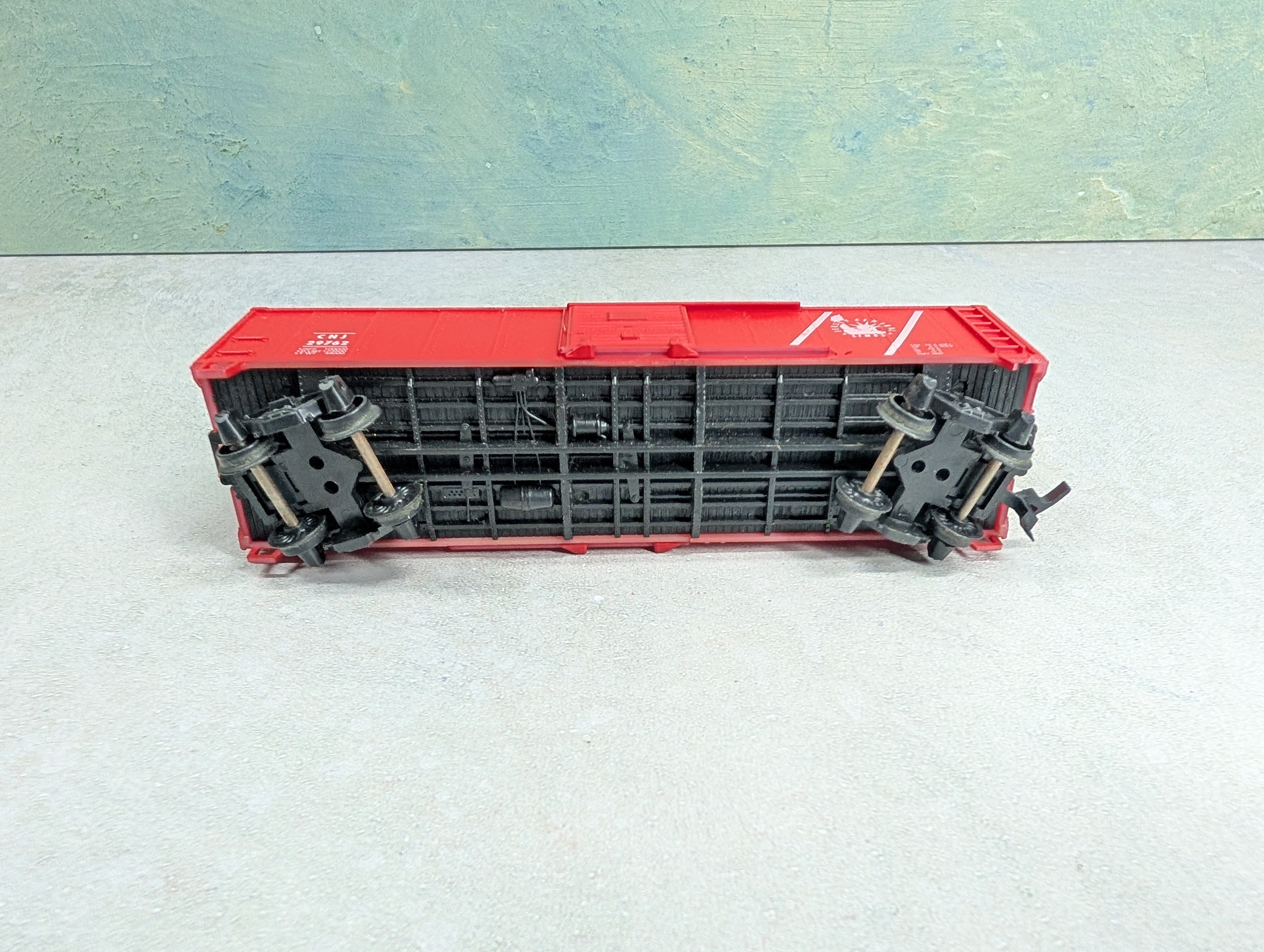 USED ROCO HO Scale 40' Box Car Jersey Central CNJ #29762