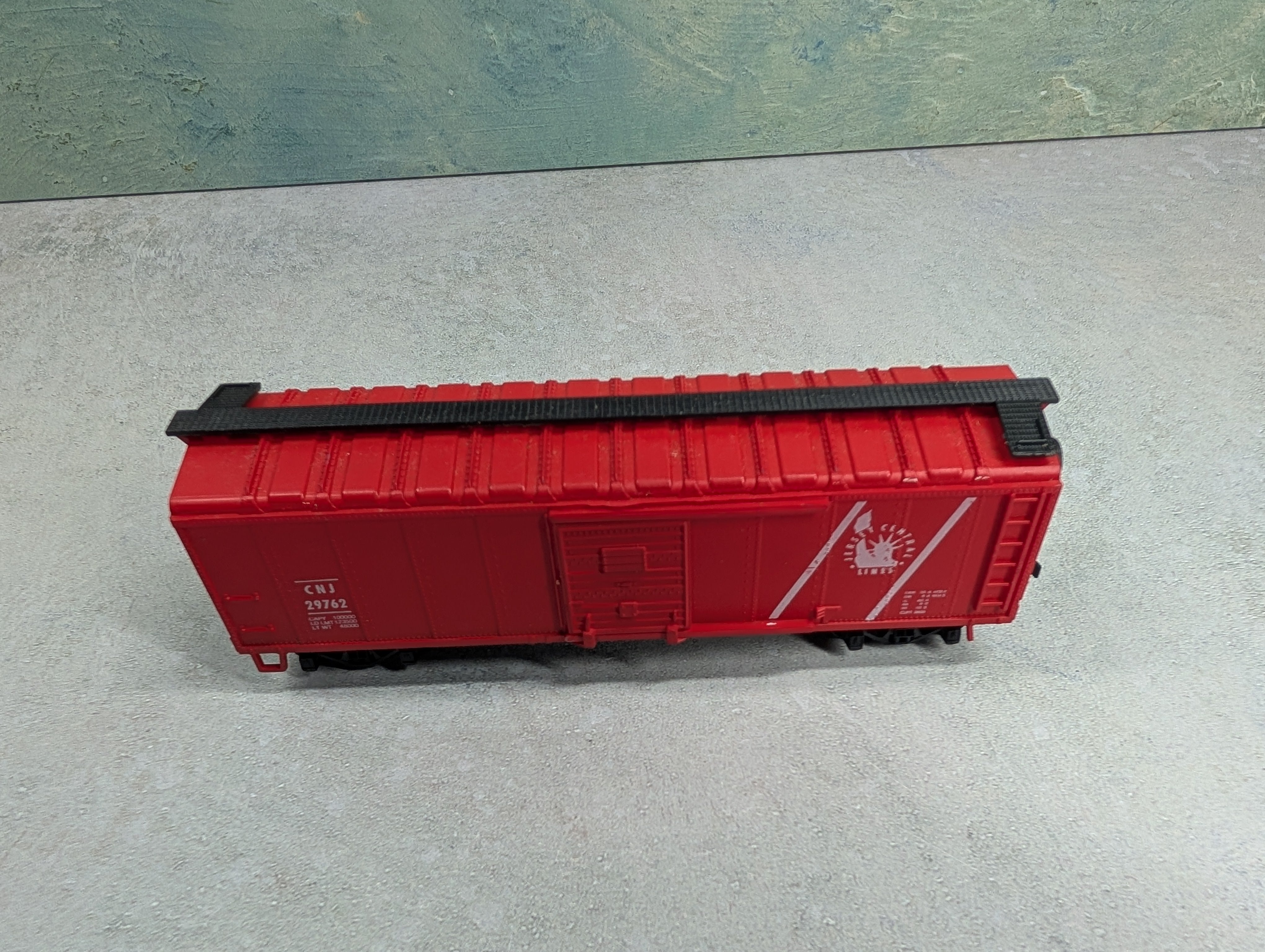 USED ROCO HO Scale 40' Box Car Jersey Central CNJ #29762