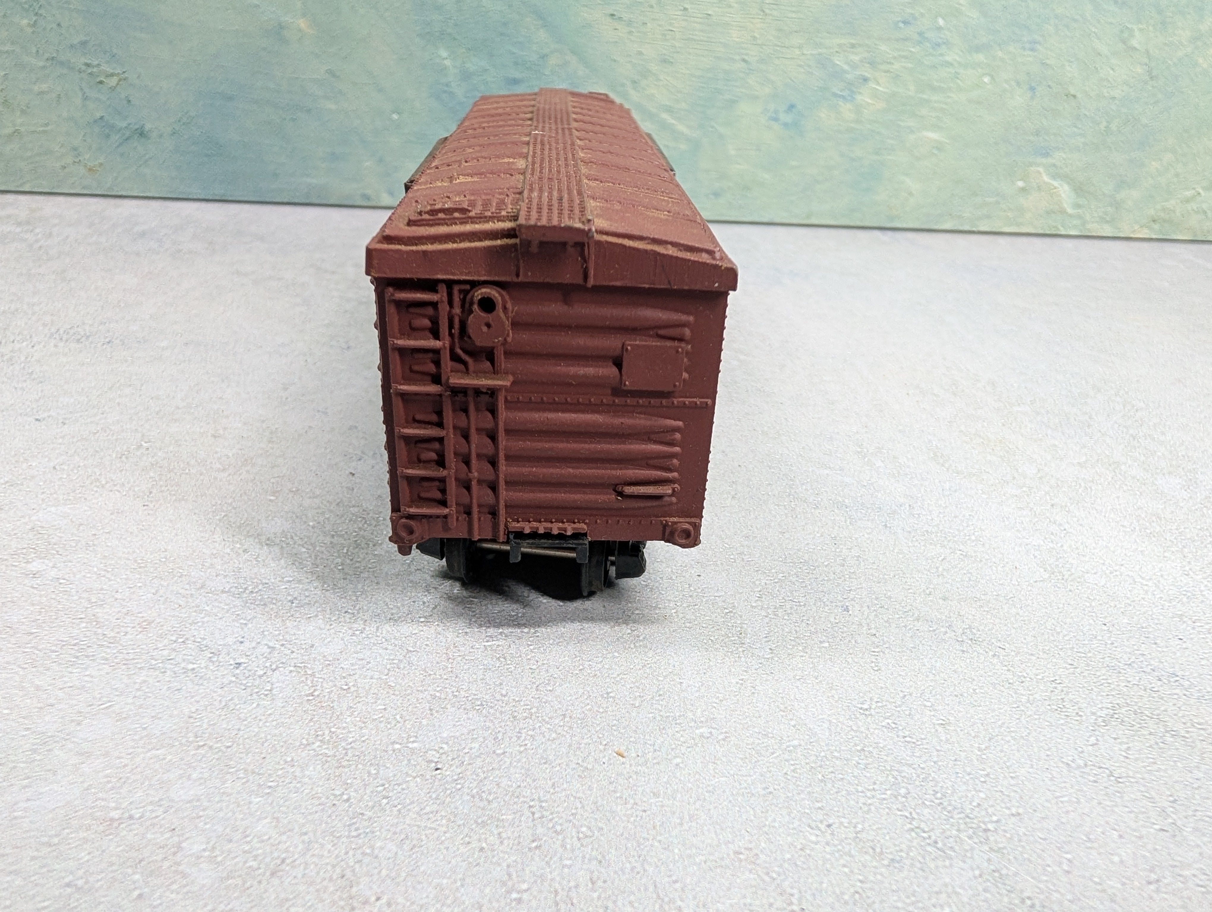 USED Varney HO Scale 42' Wooden Box Car Santa Fe ATSF #89057 Rough