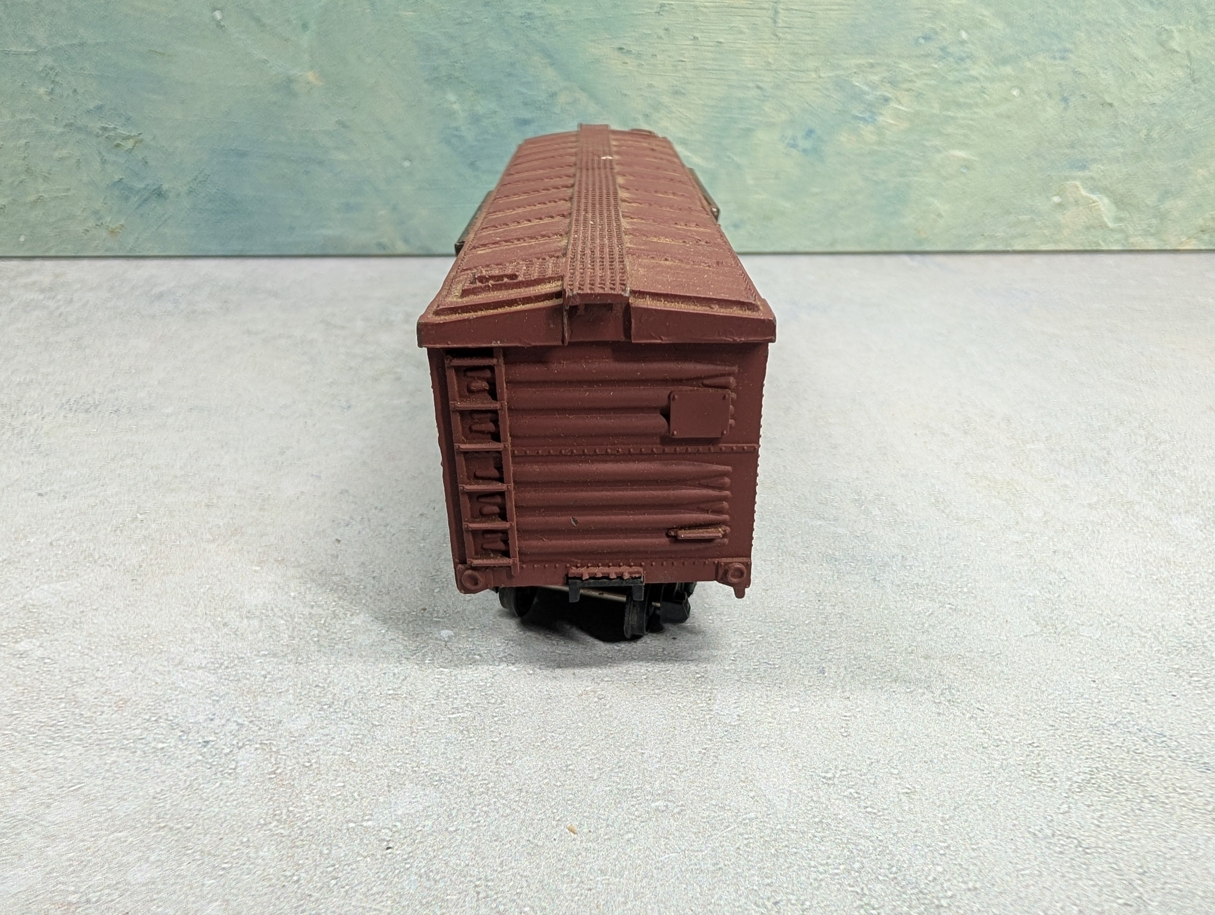 USED Varney HO Scale 42' Wooden Box Car Santa Fe ATSF #89057 Rough