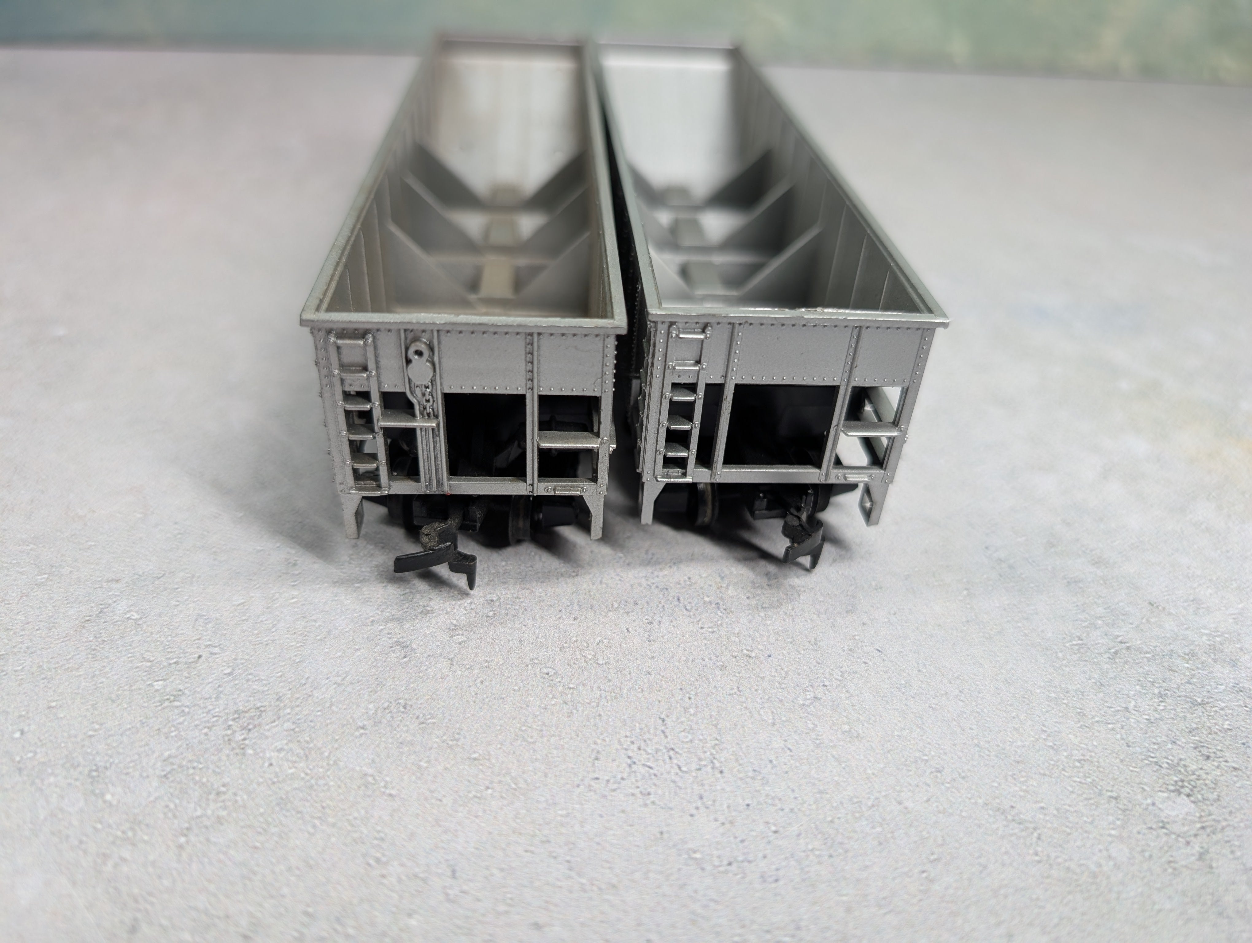 USED Tyco HO Scale Lot of Quad Hoppers Virginian VGN #2610 (2 pcs)