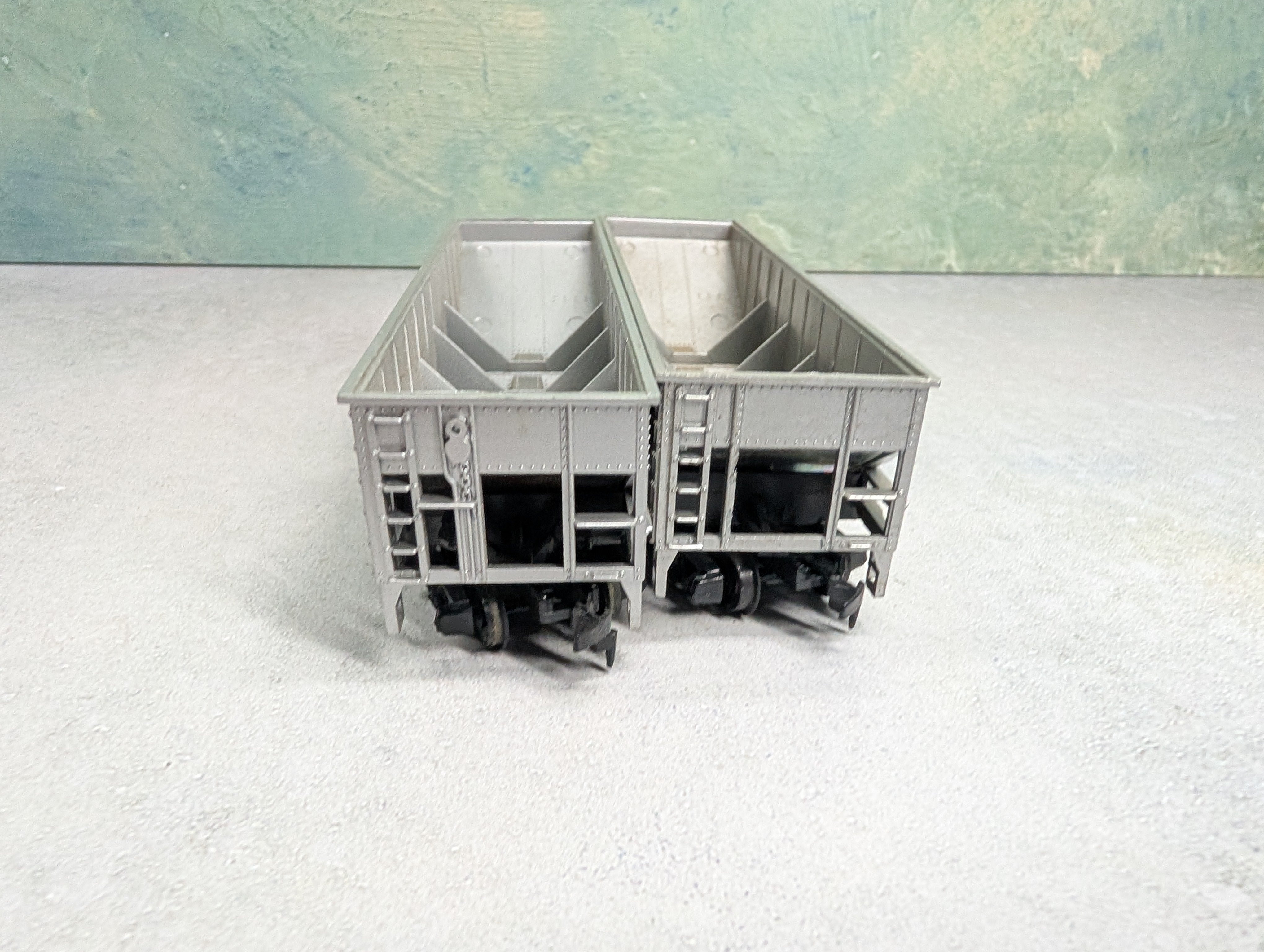 USED Tyco HO Scale Lot of Quad Hoppers Virginian VGN #2610 (2 pcs)
