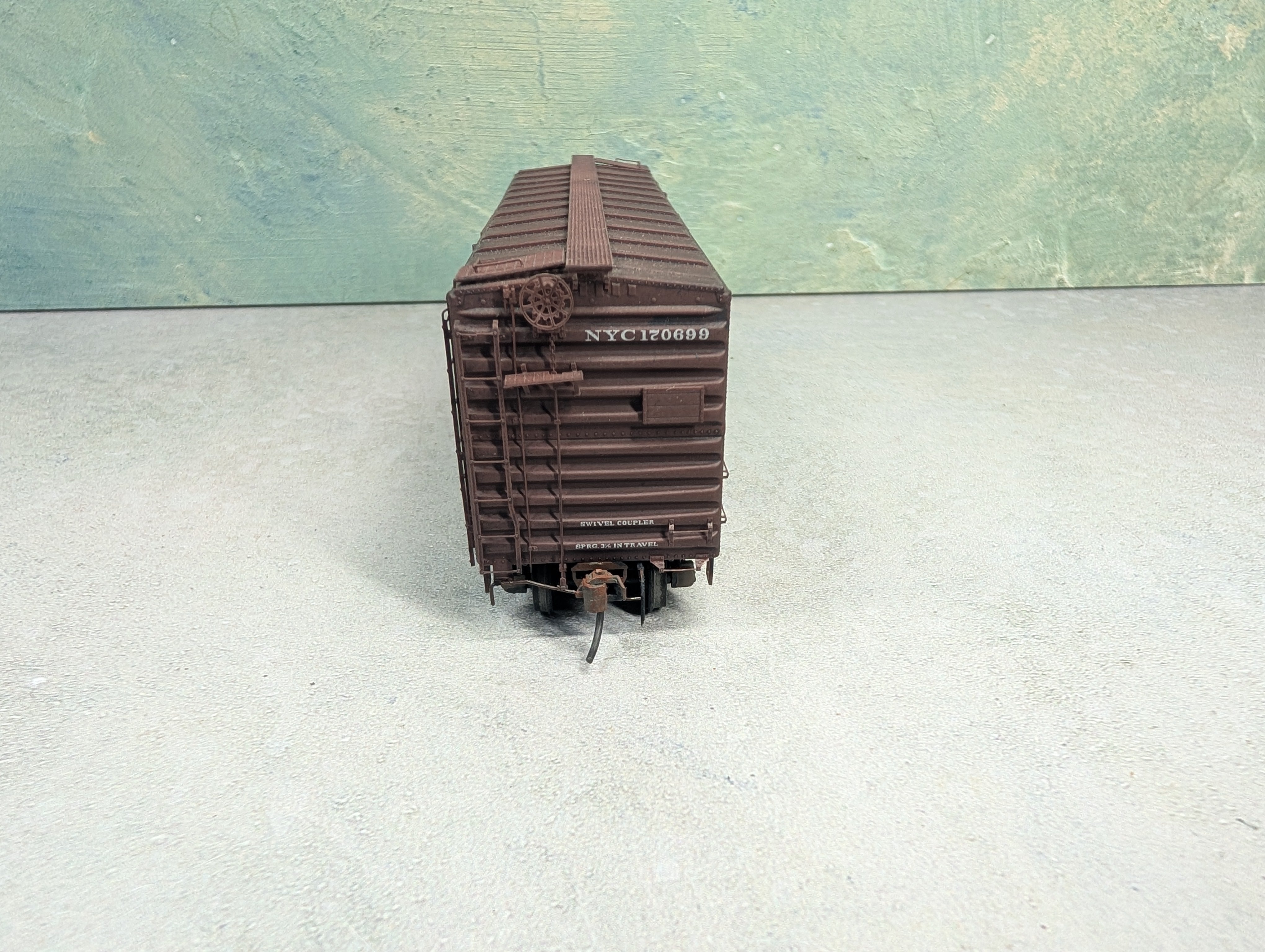 USED Kadee HO Scale 40' Box Car New York Central NYC #170699 Weathered