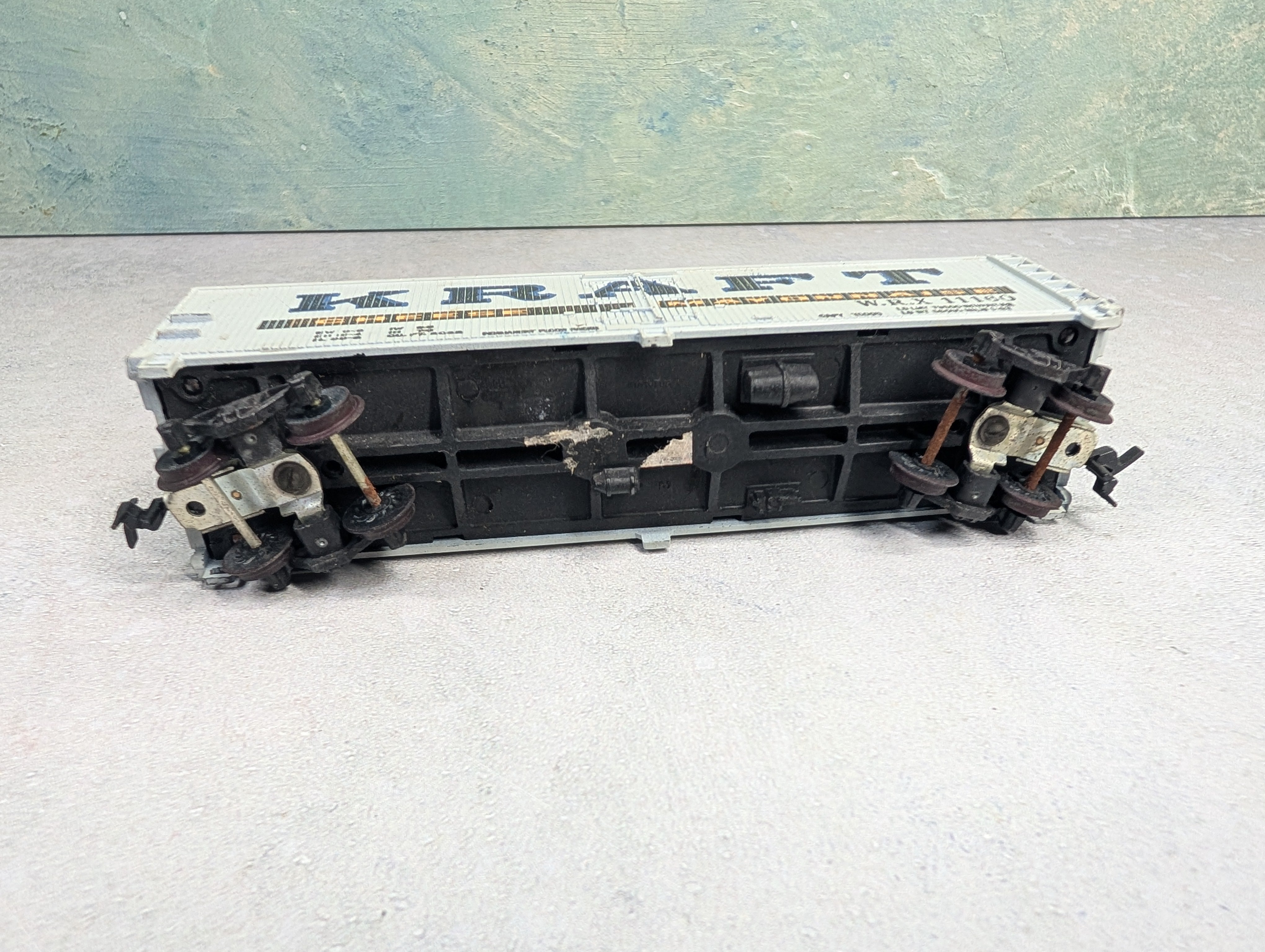 USED HO Scale 40' Wooden Reefer Box Car Kraft WRX #11160