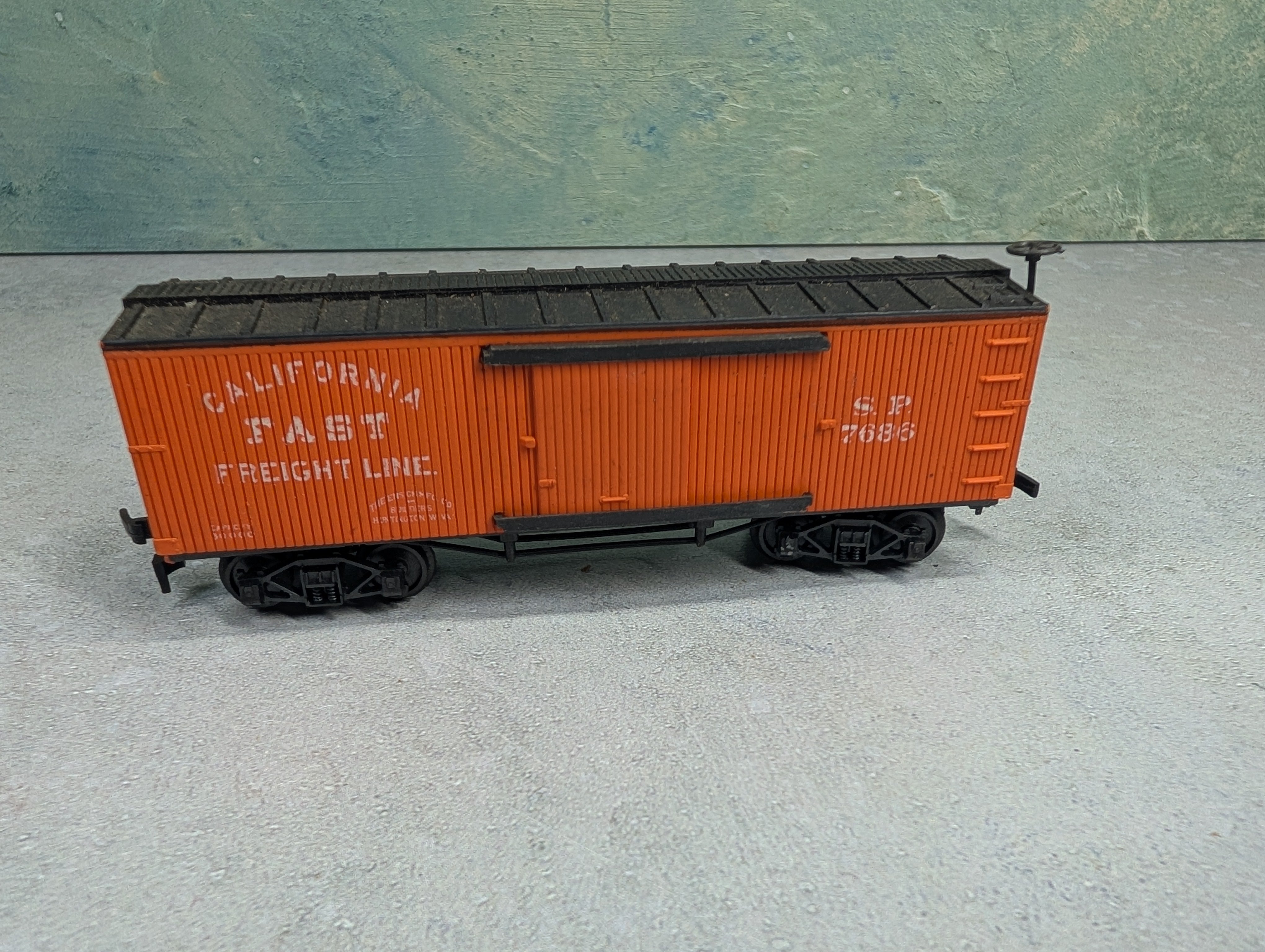 USED Pocher HO Scale Old Time Box Car Southern Pacific SP #7686