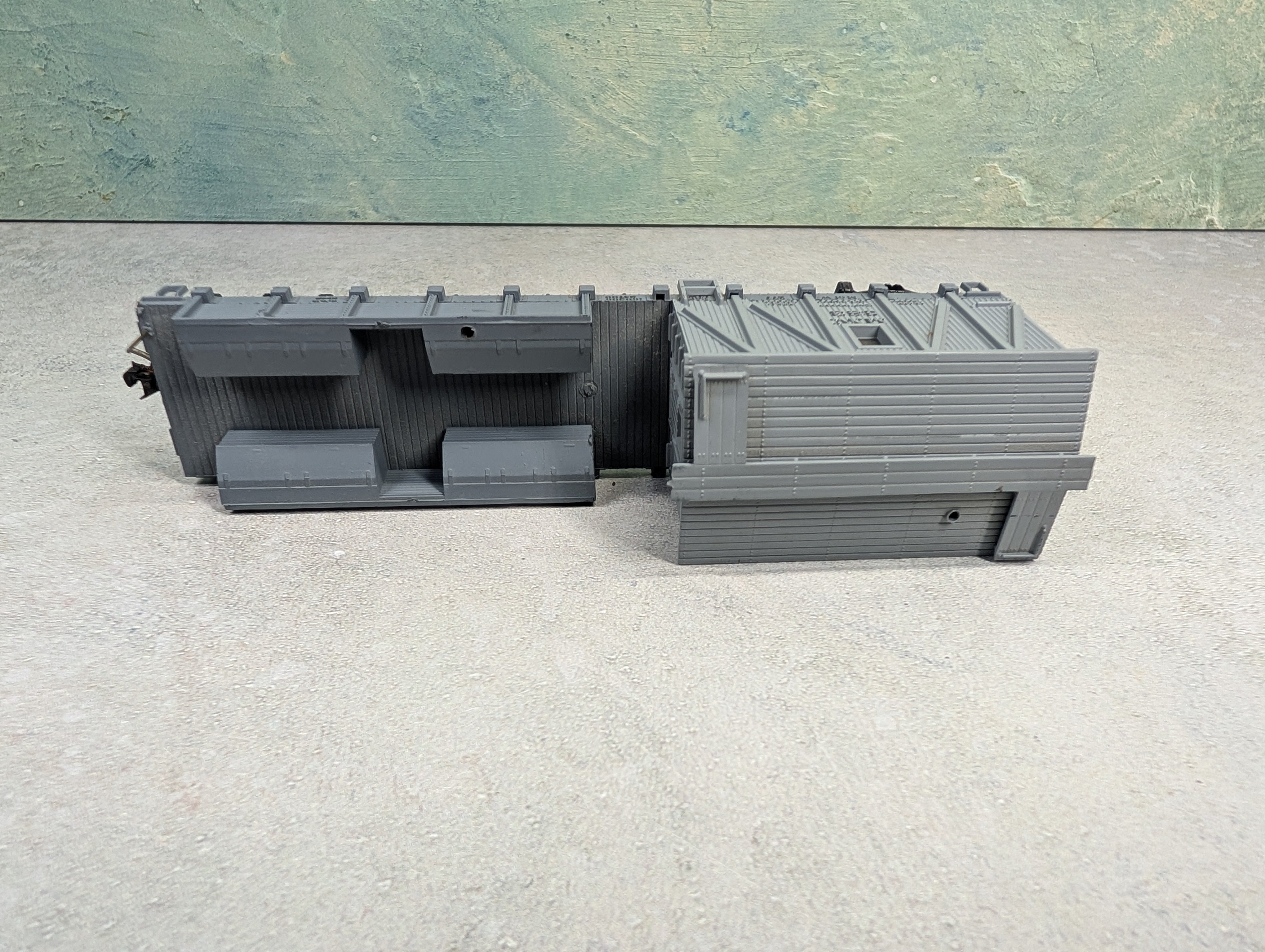 USED Athearn HO Scale MOW Boom Tender Work Caboose MW #383