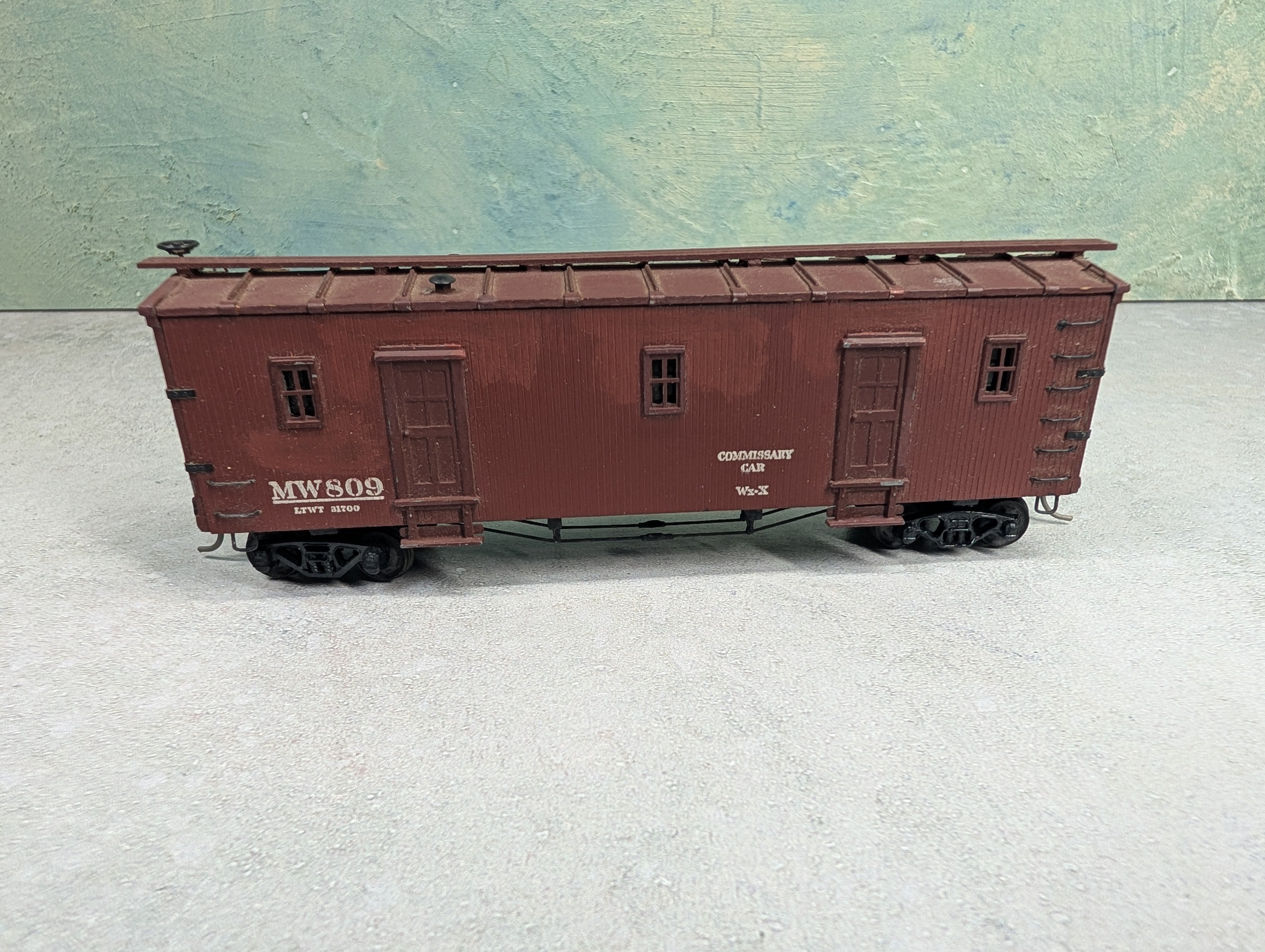 USED Silver Streak HO Scale Commissary Car MW #809 Wooden
