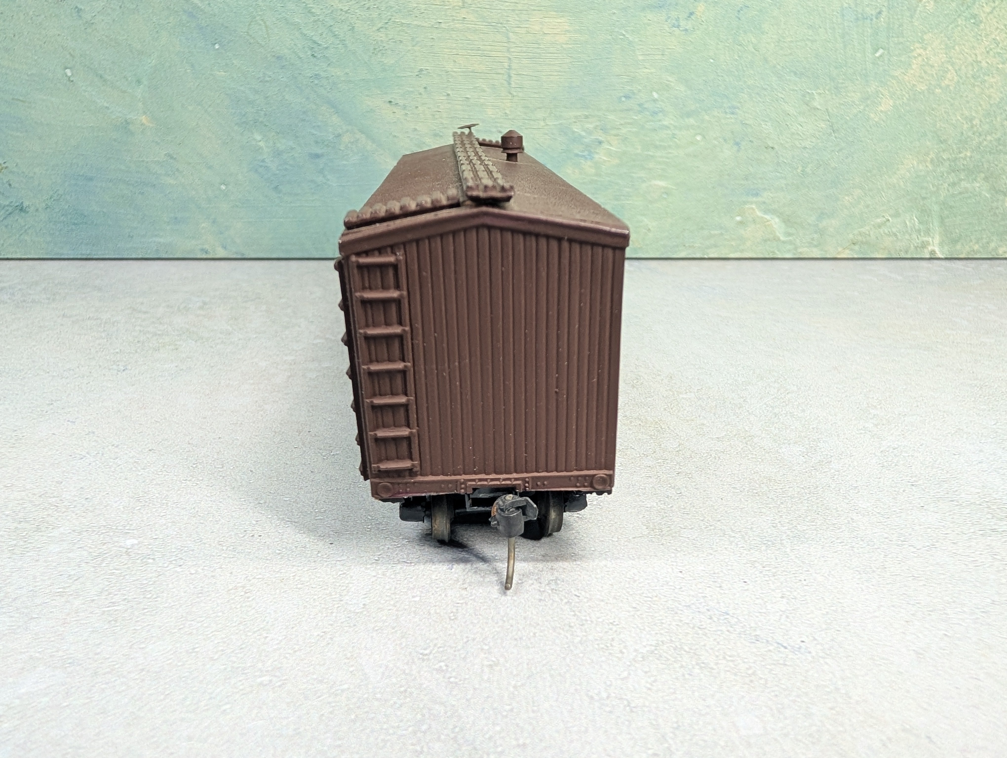 USED HO Scale MOW Car MWD #5164 Wooden Custom Decals