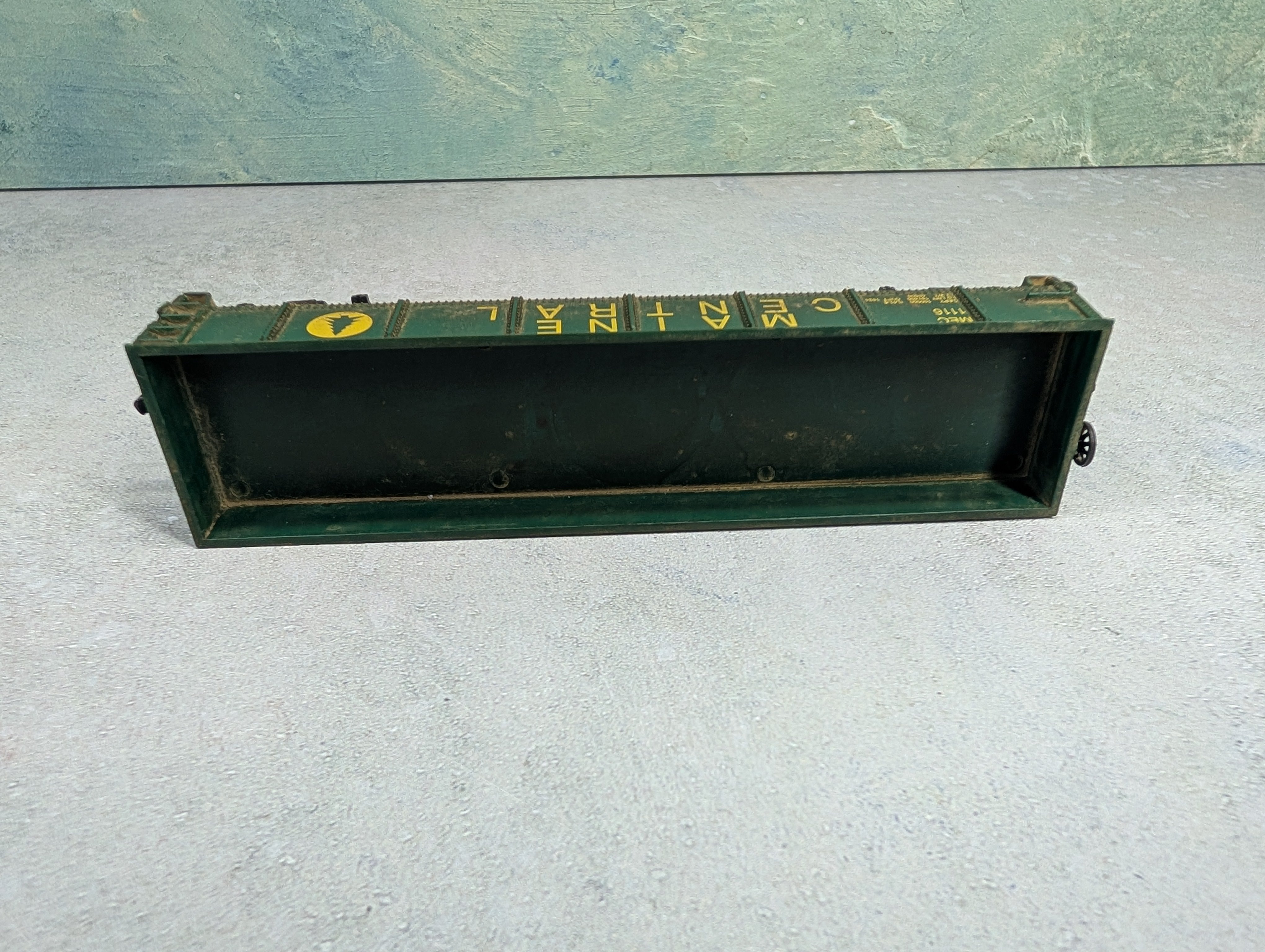 USED Life-Like HO Scale 40' Gondola Maine Central MEC #1116 Weathered