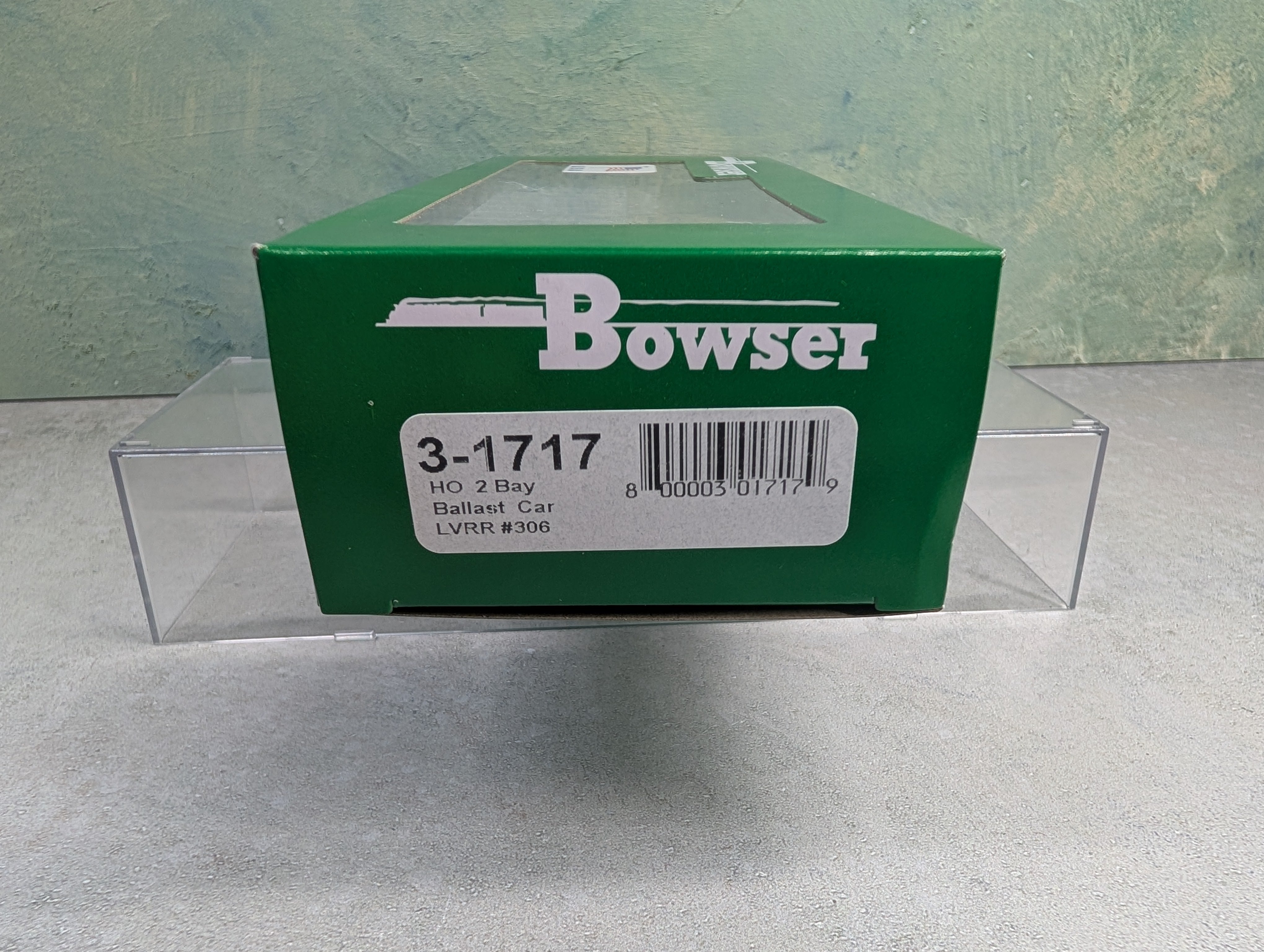 Bowser #3-1717 HO Scale 70-Ton 2 Bay Ballast Car Lehigh Valley LVRR #306 ex-Conrail KIT