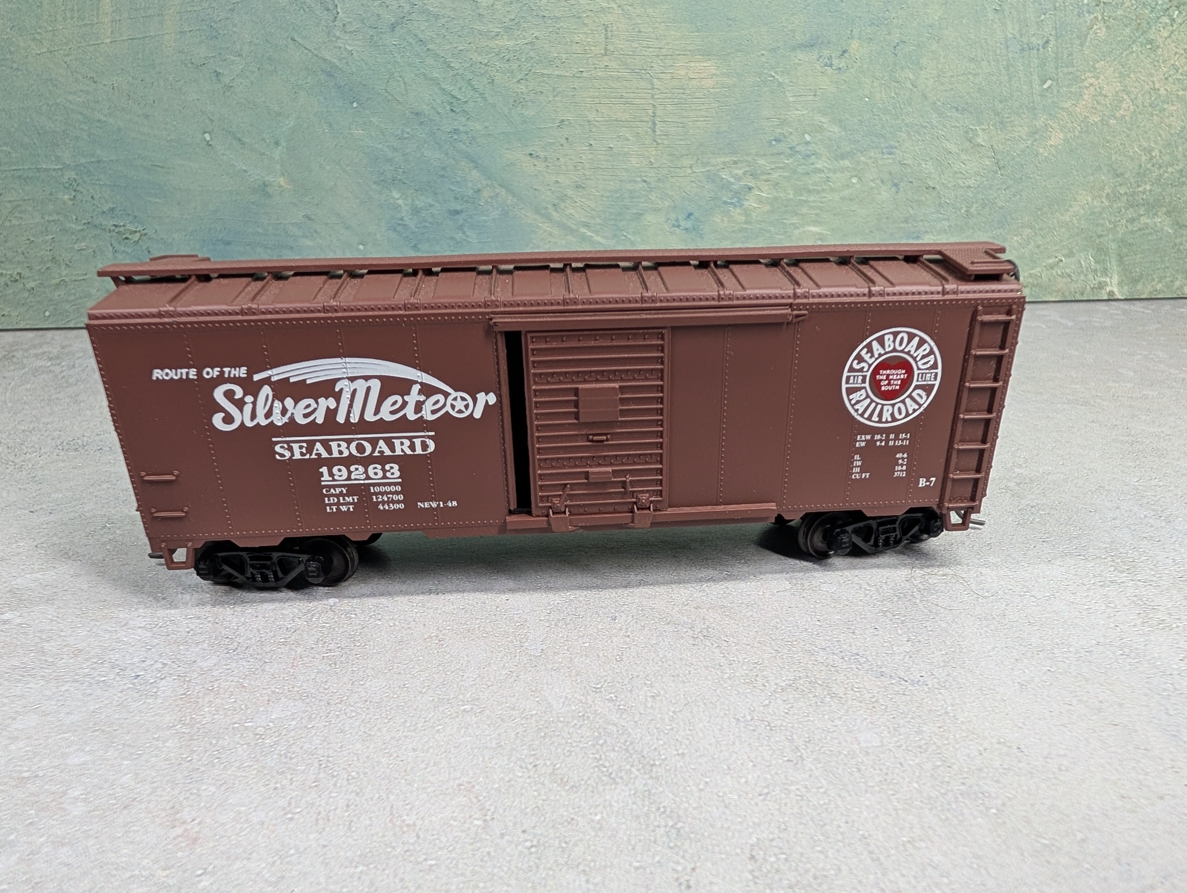 USED Athearn HO Scale 40' Box Car Seaboard Air Line #19263