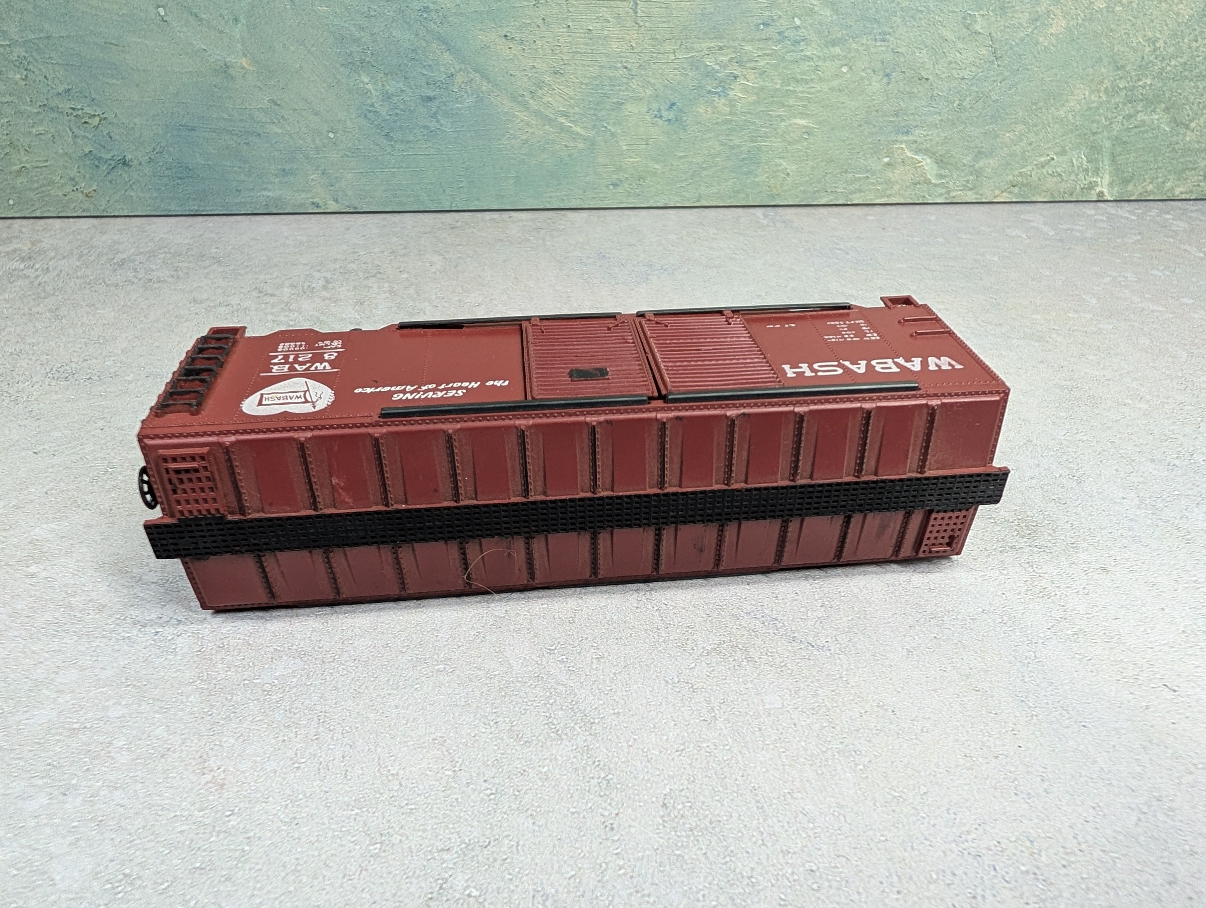 USED Varney HO Scale 40' DD Box Car Wabash WAB #8217