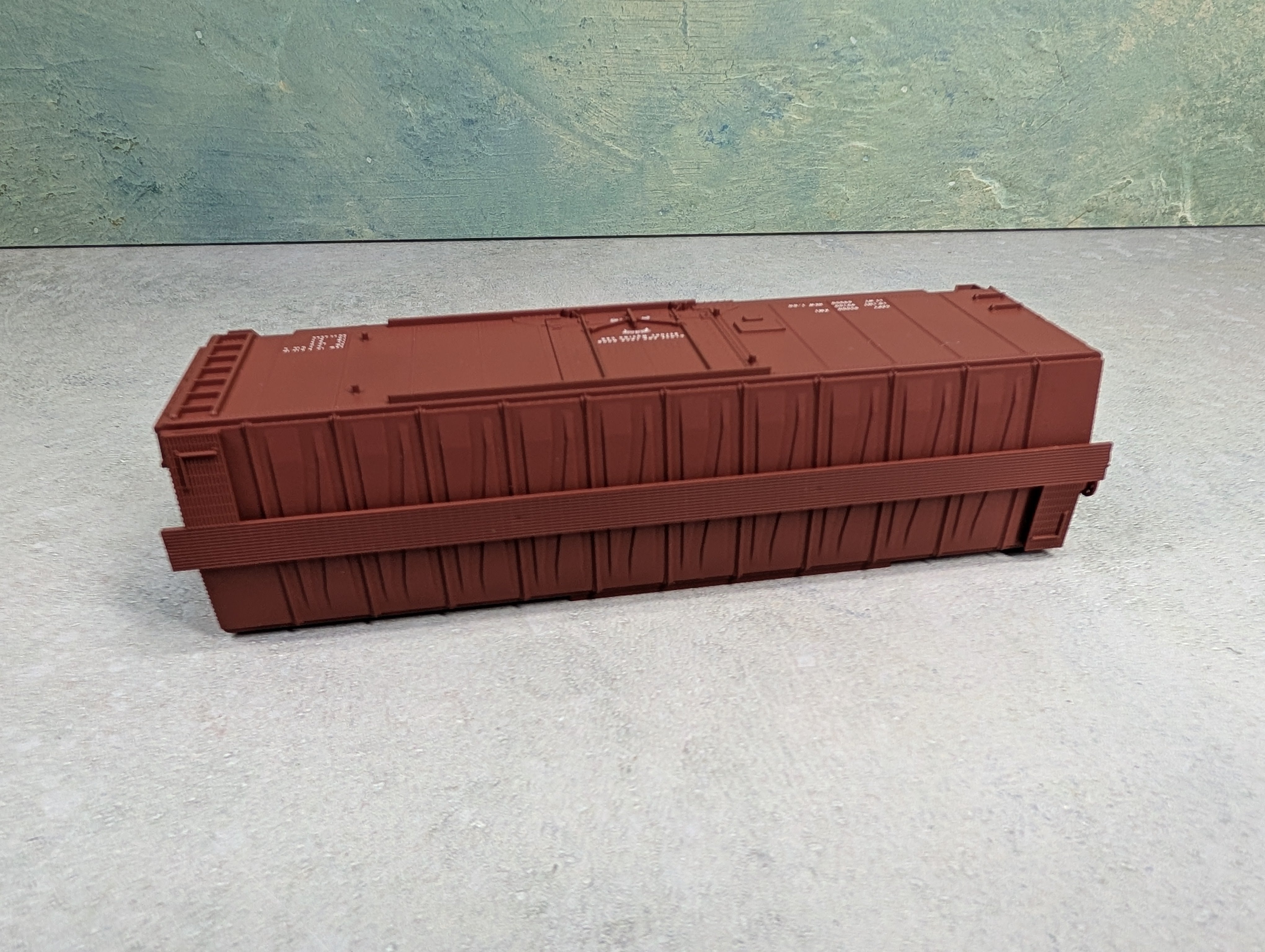 USED Accurail HO Scale 40' Box Car Dim Data Car