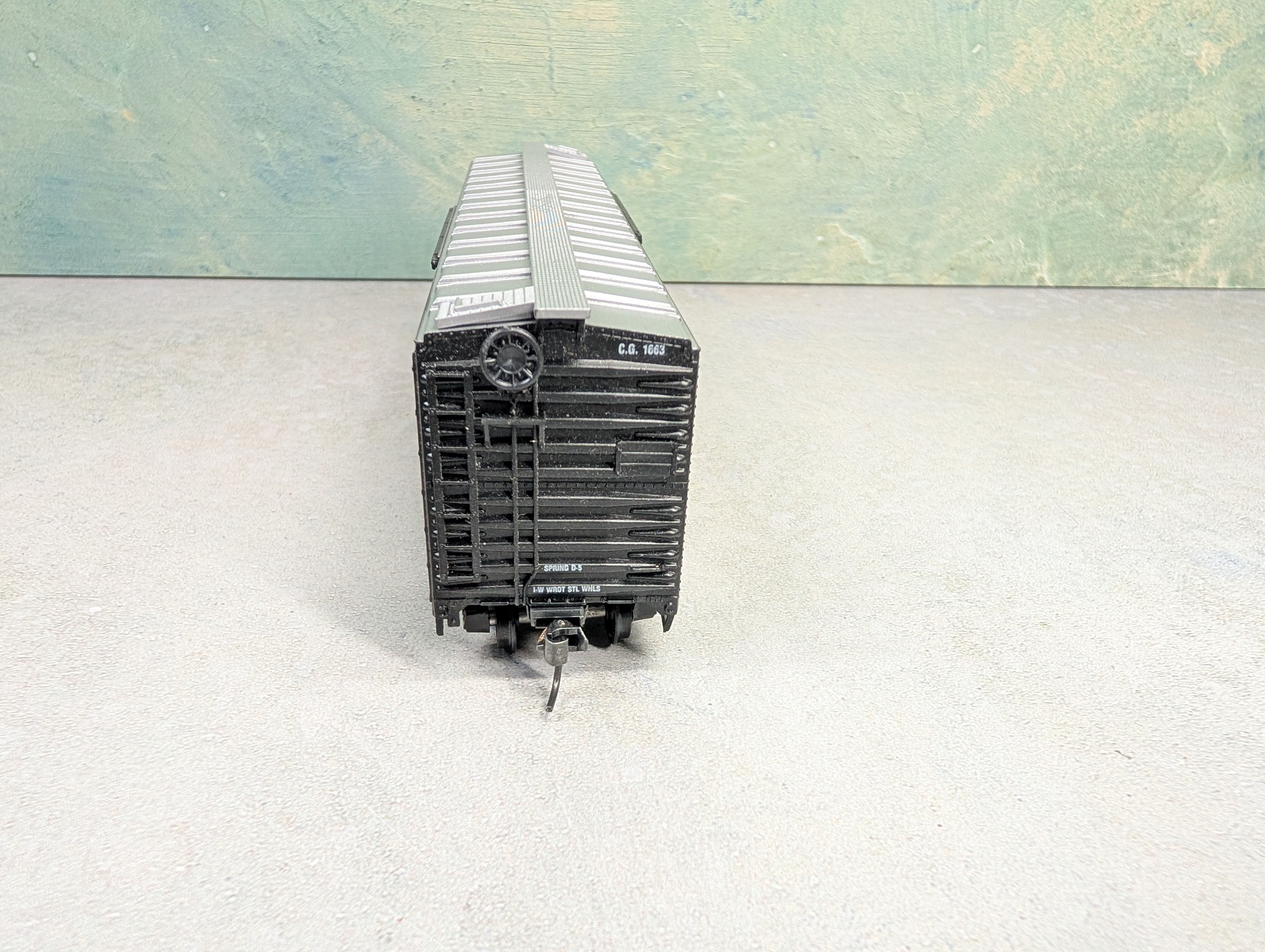 USED Athearn HO Scale 50' Box Car Central of Georgia CG #1663