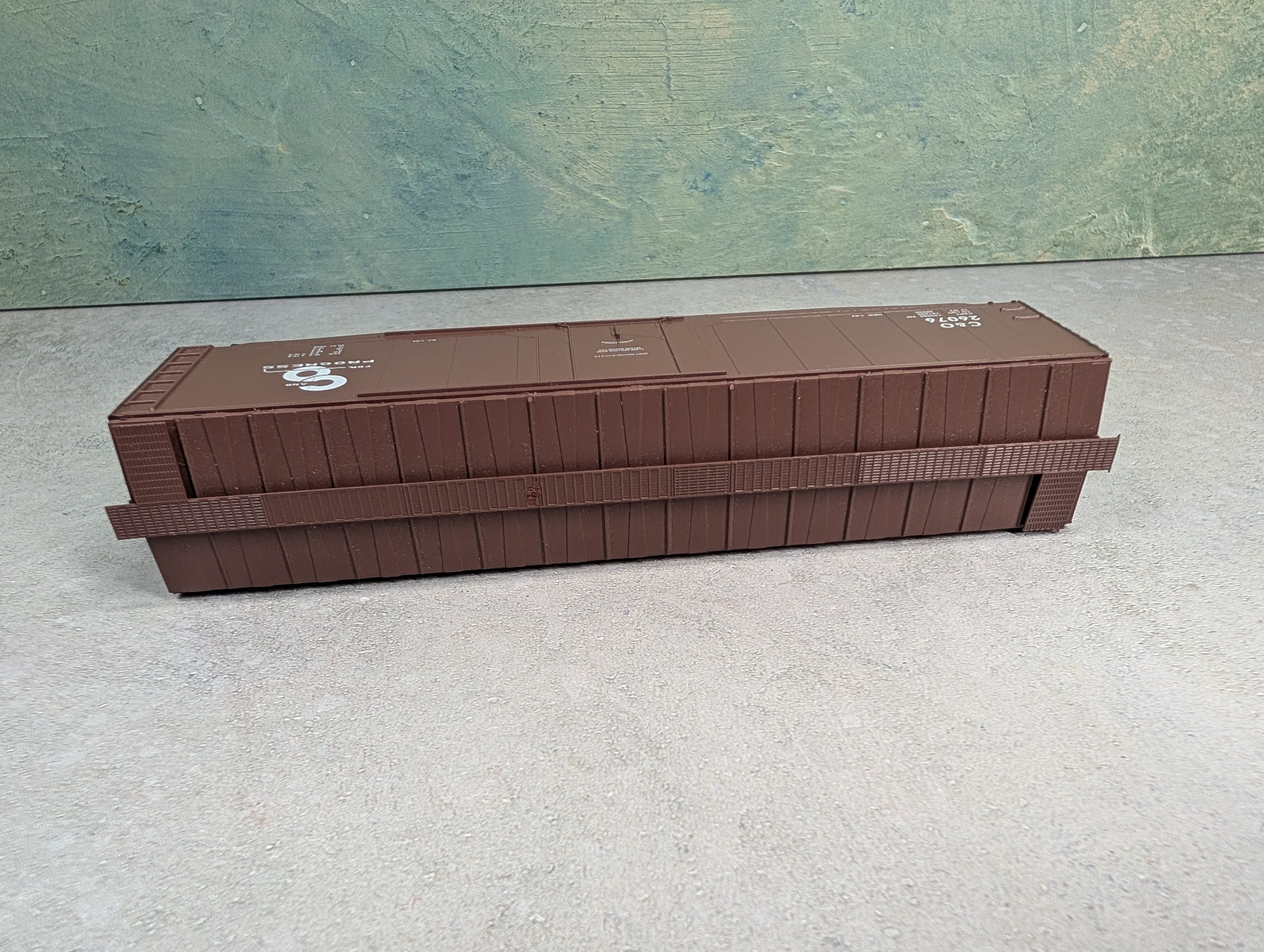 USED E&C SHOPS HO Scale 50' Box Car Chesapeake and Ohio C&O #26076