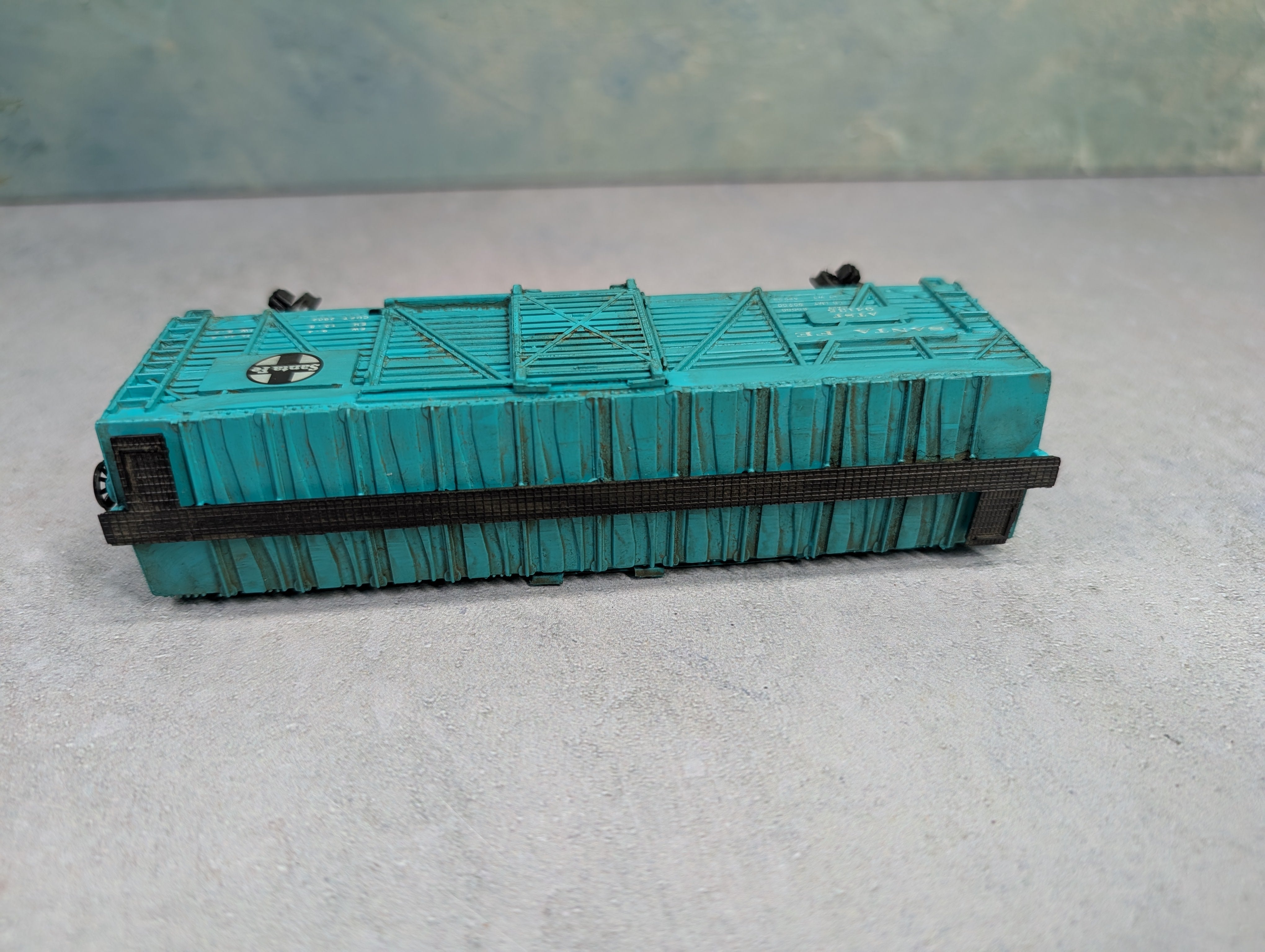 USED Bachmann HO Scale 40' Cattle Stock Car Santa Fe ATSF #94135