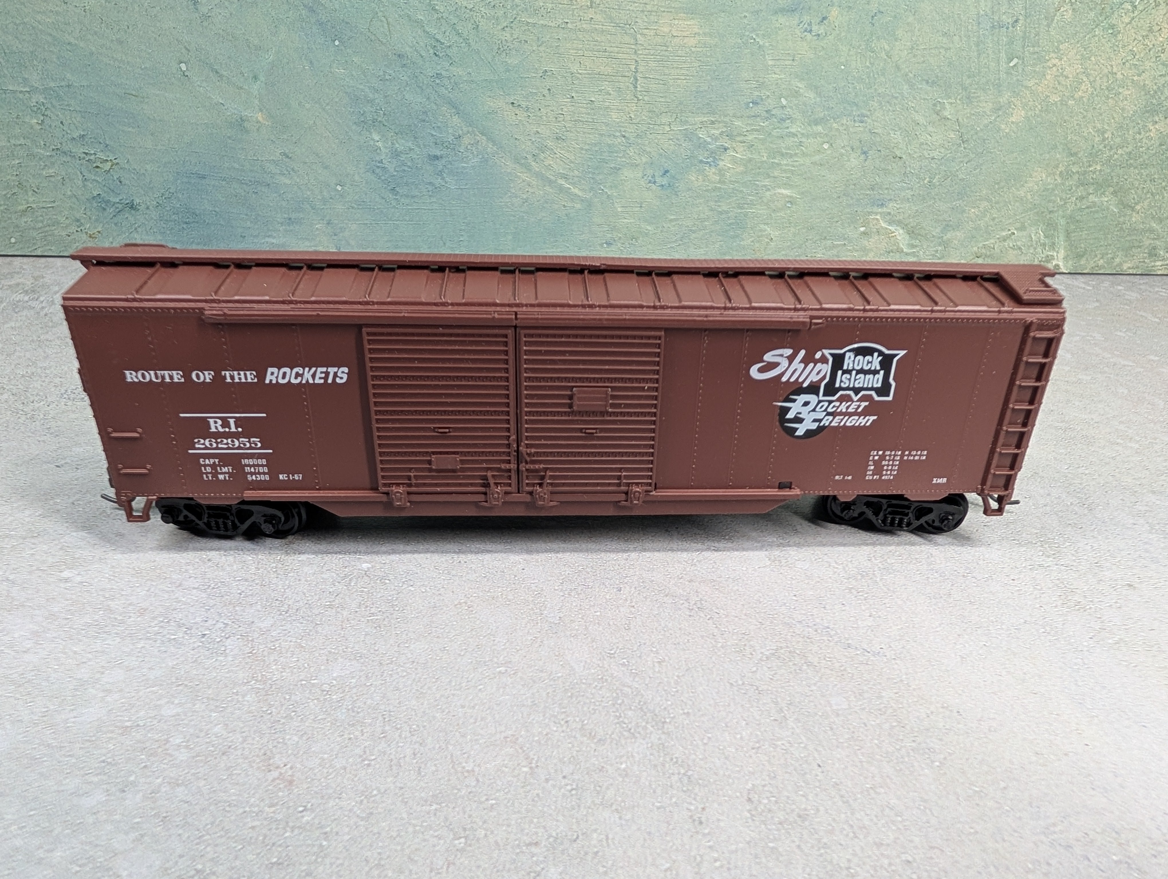 USED Athearn 5037 HO Scale 50' Box Car Rock Island RI #262955