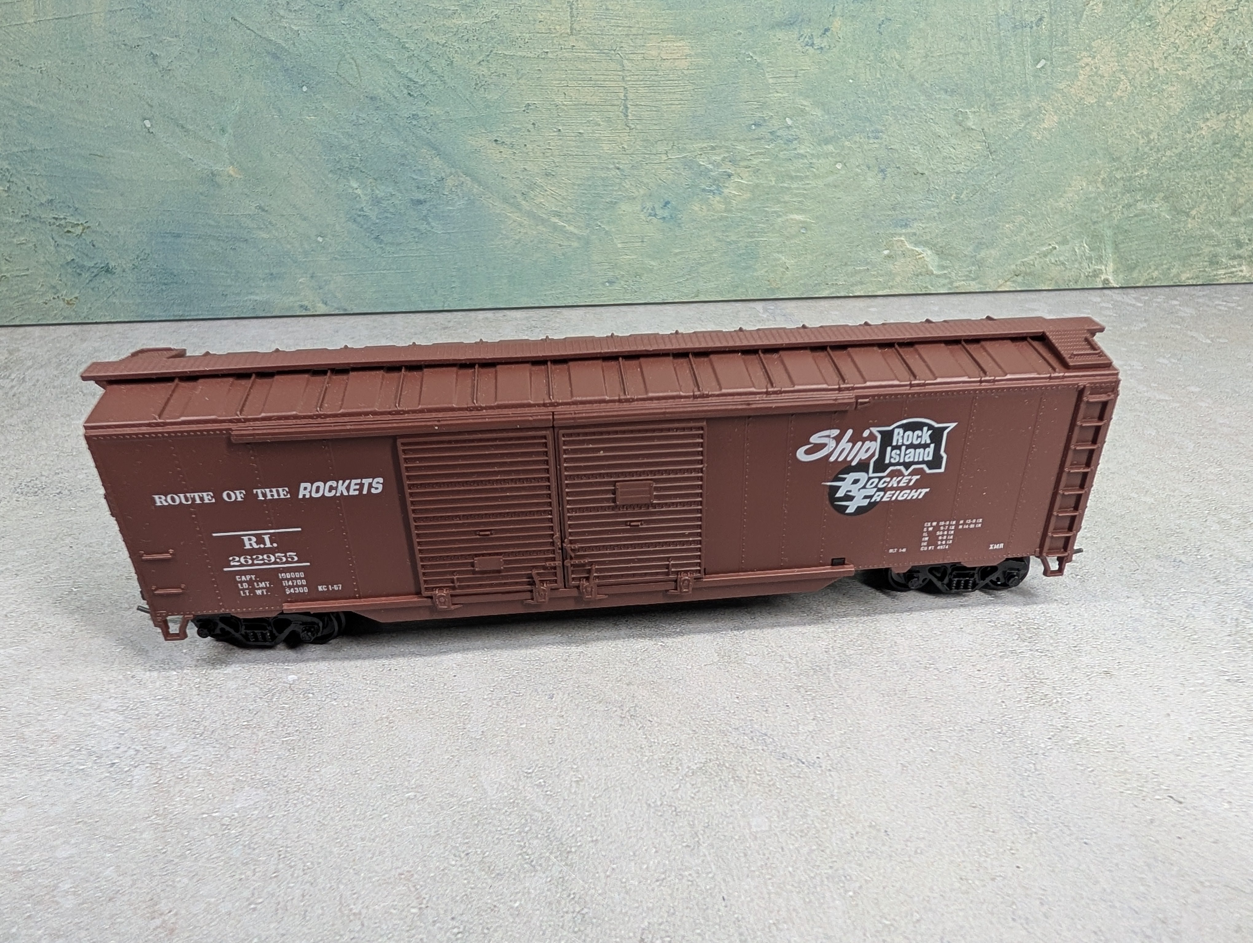 USED Athearn 5037 HO Scale 50' Box Car Rock Island RI #262955
