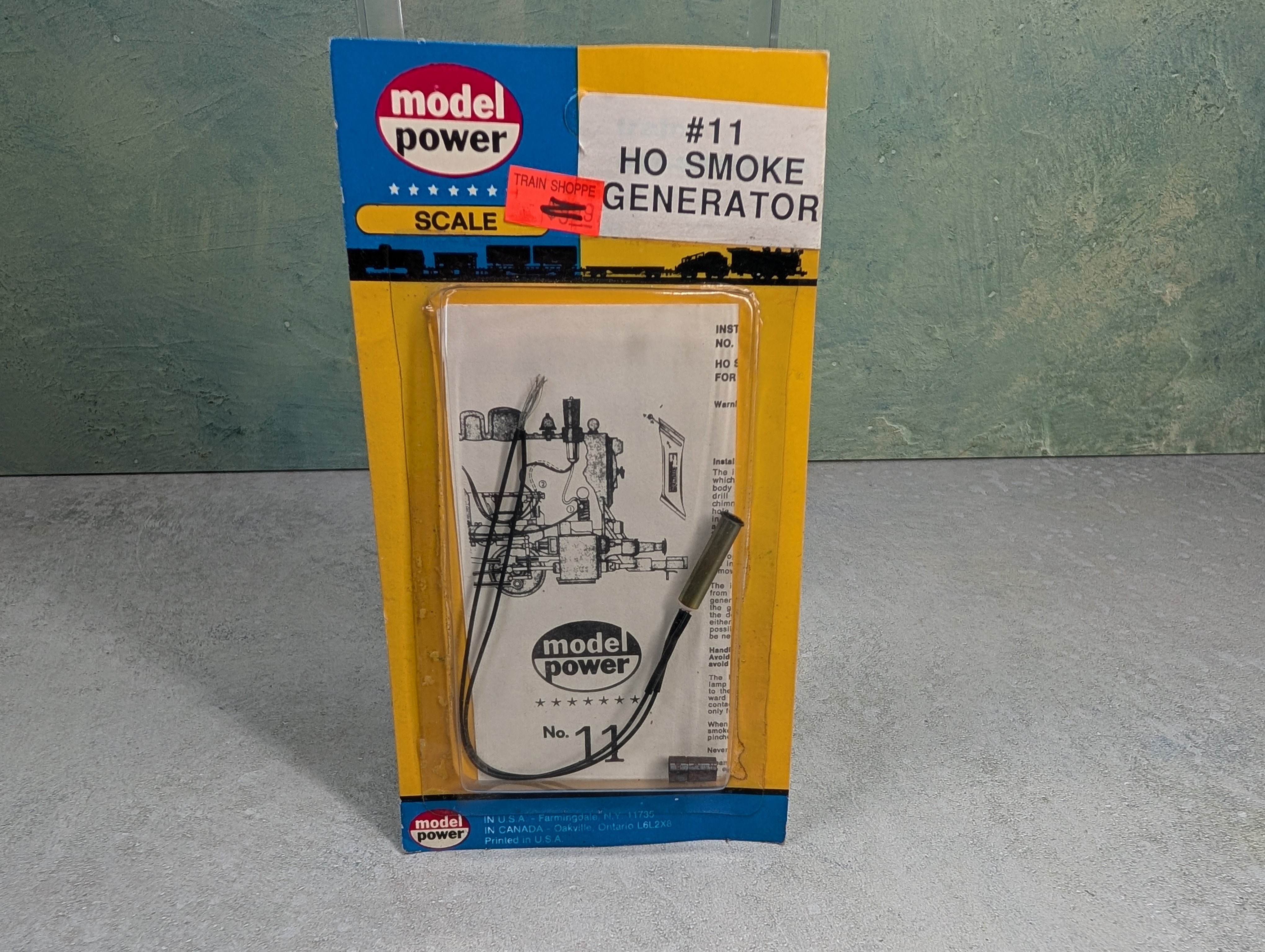 USED Model Power 11 HO Scale Smoke Generator Kit for Steam Locomotive