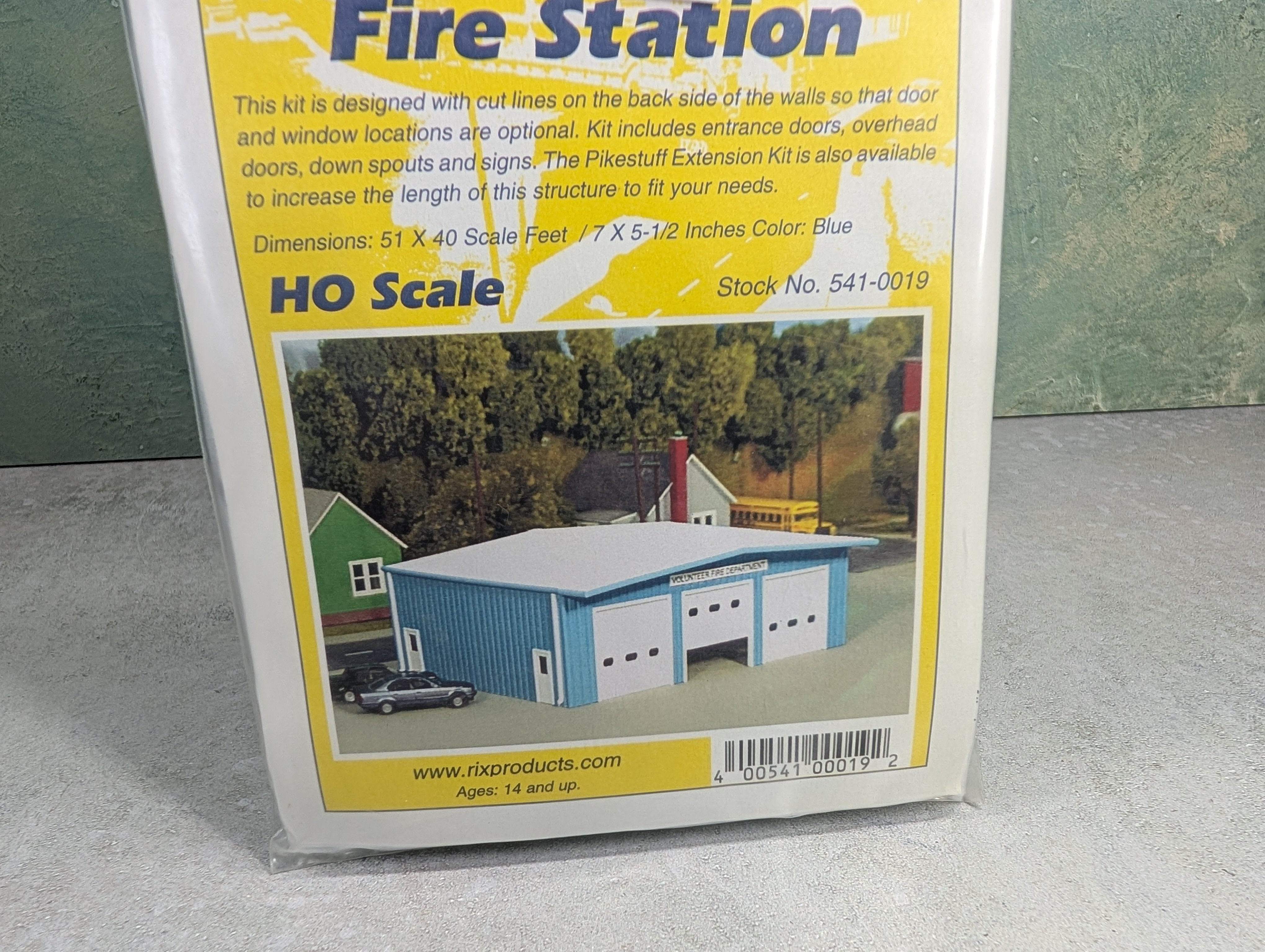 Rix 541-0019 HO Scale Fire Station Pikestuff KIT