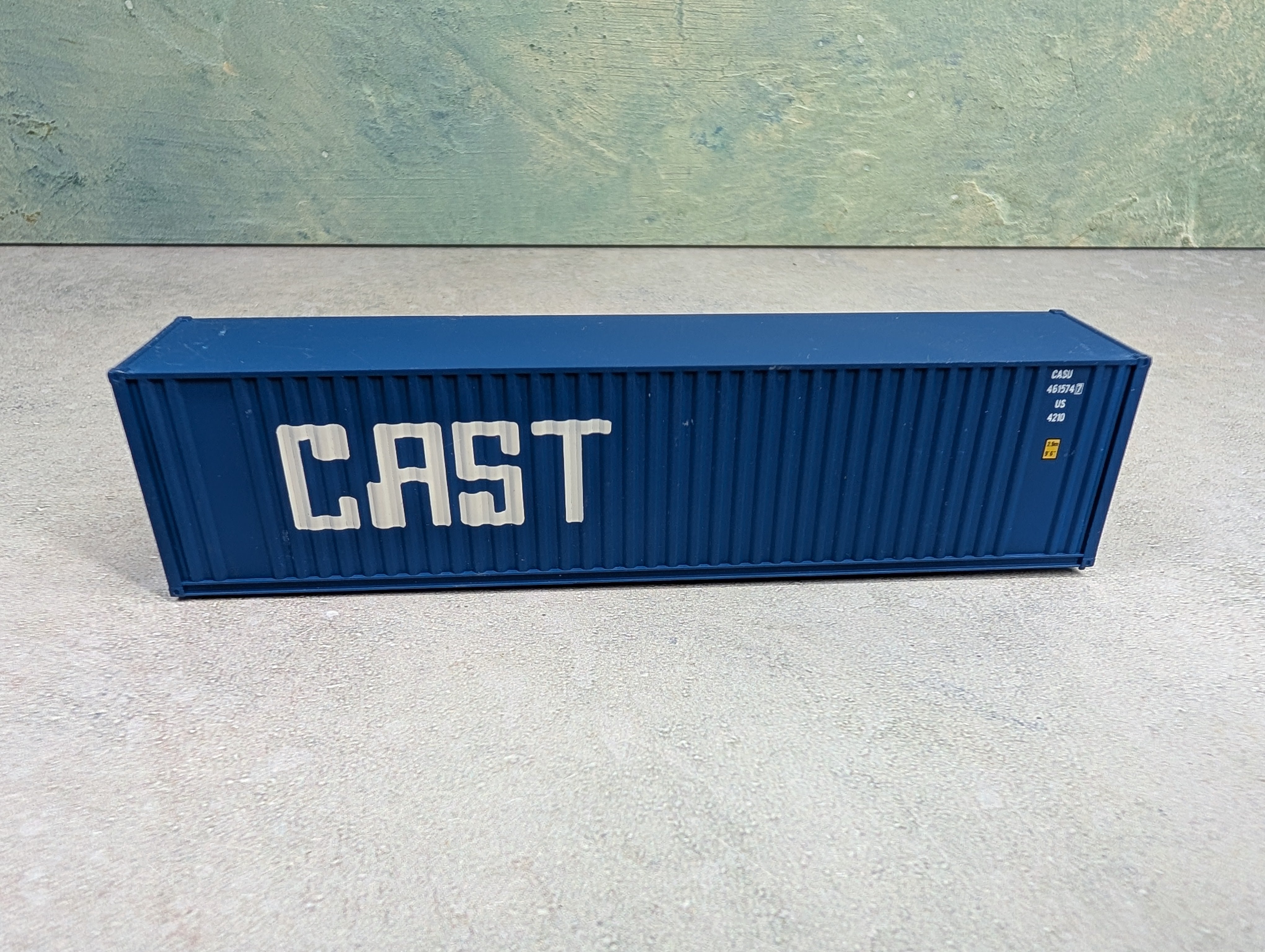 USED HO Scale 40' Container Cast CASU #4615747